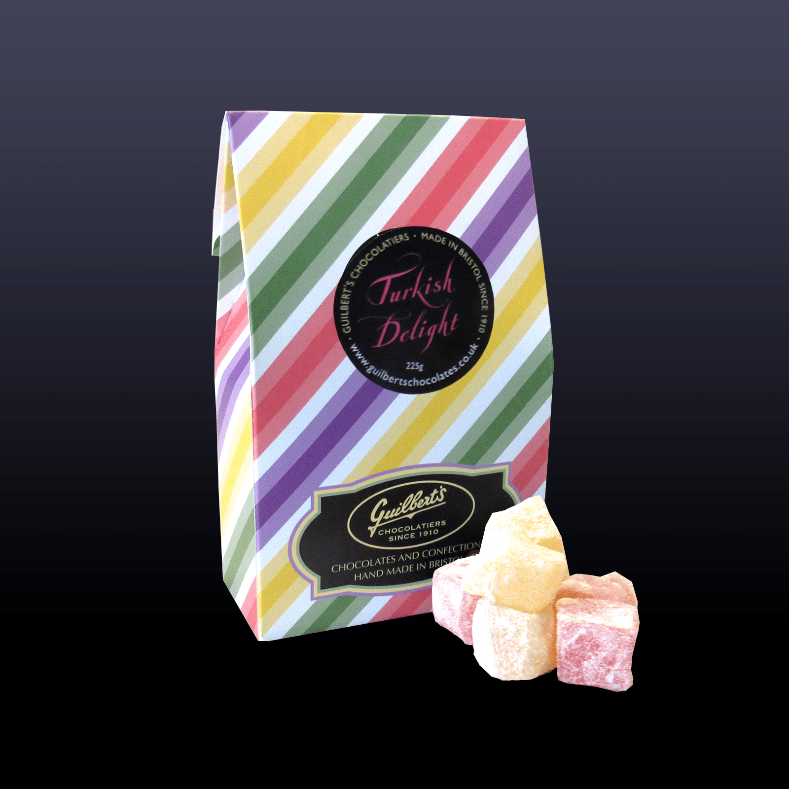 Turkish Delight 225g Guilberts Chocolates