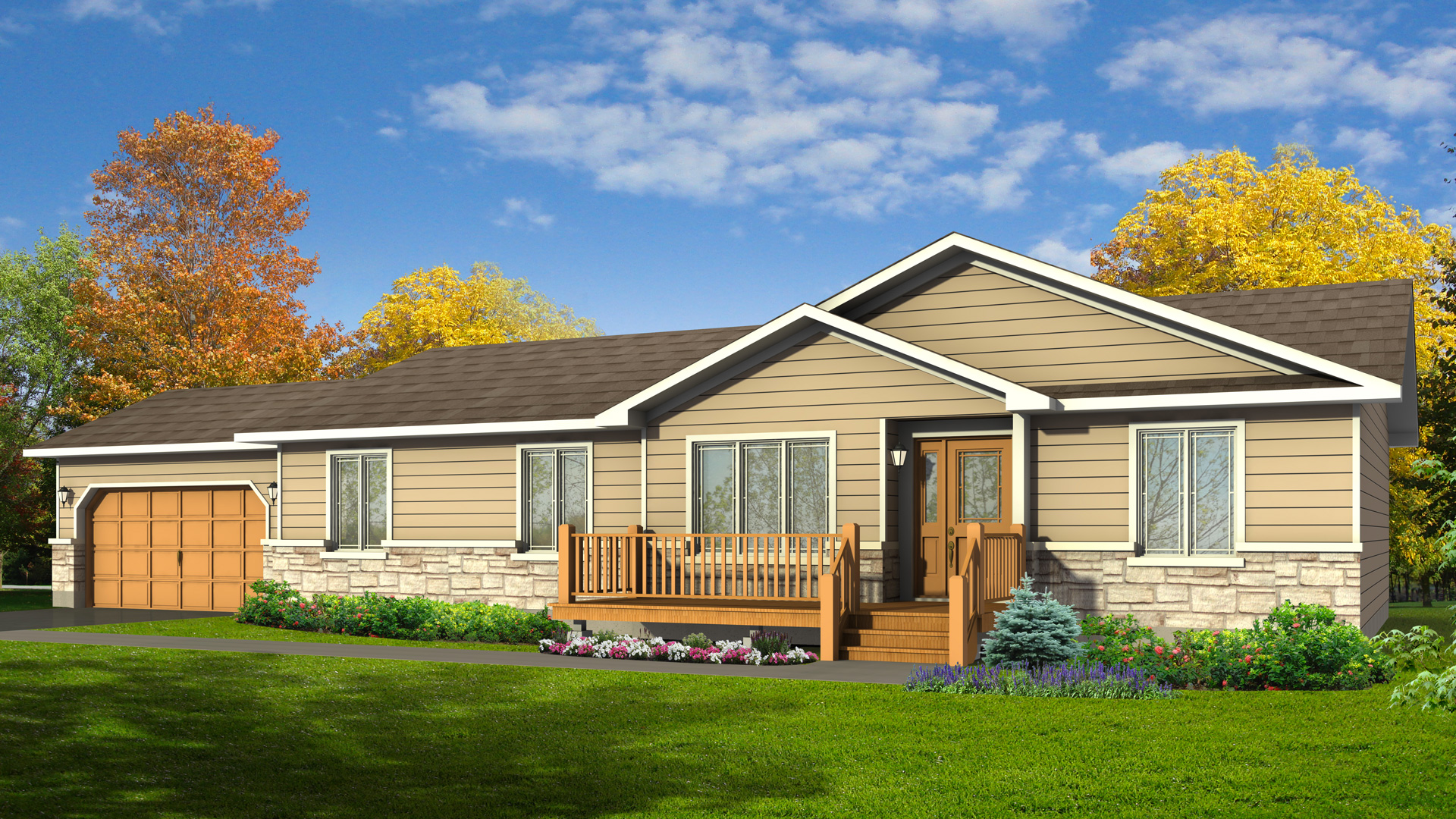 Dundas II model Tradition house Onestorey house Guildcrest is