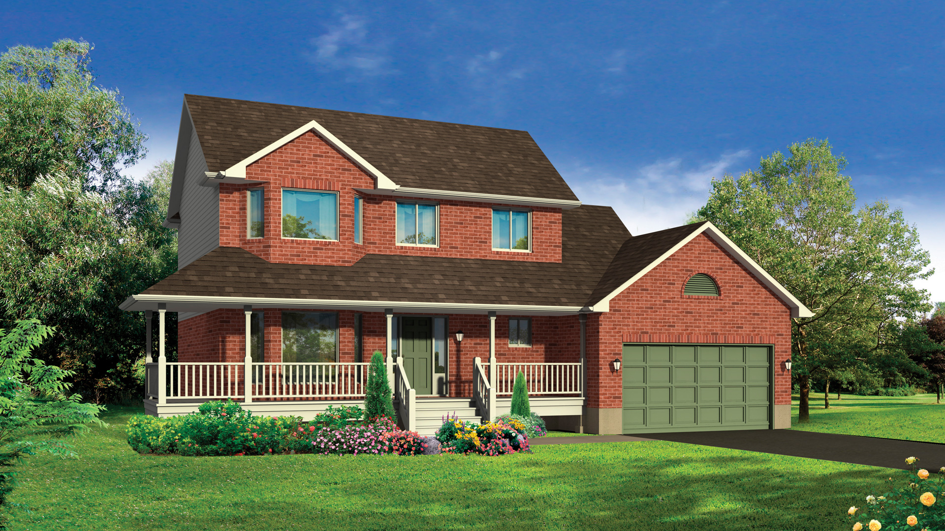 Embree Model Tradition and twostorey house Guildcrest is the