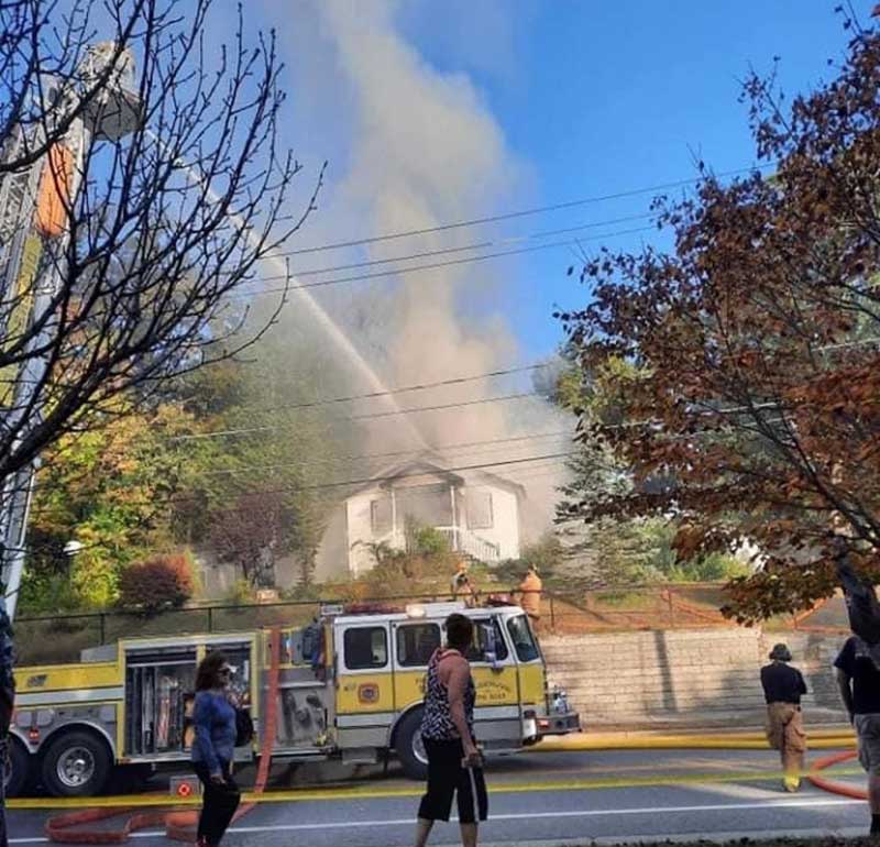 Johnson Road House Fire Guilderland Fire Department