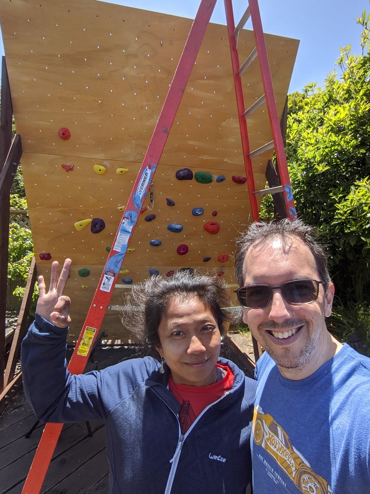 A Climbing Wall Home
