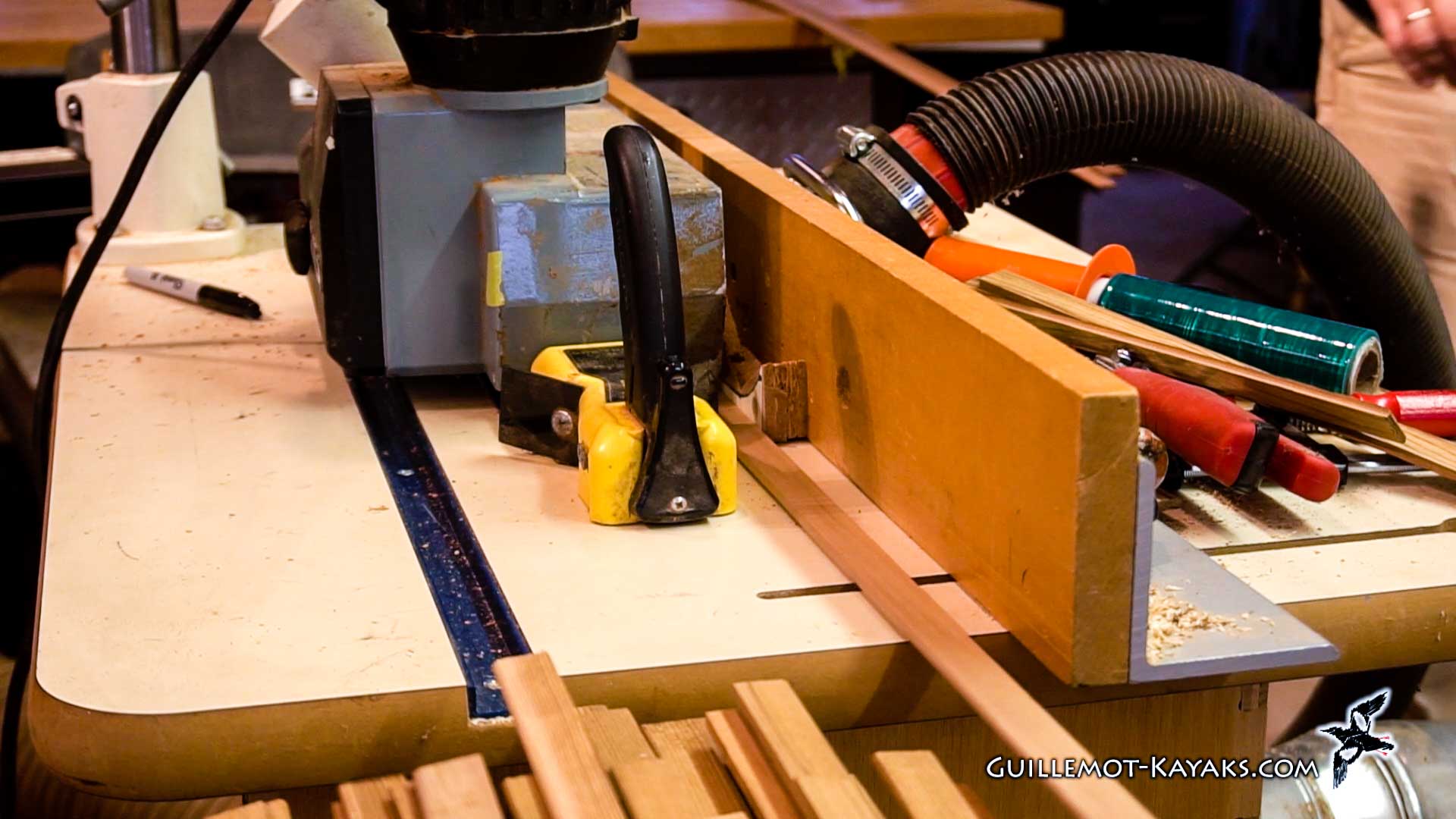 Petrel Kayak Build Cove and Bead Strips E1 Guillemot Kayaks