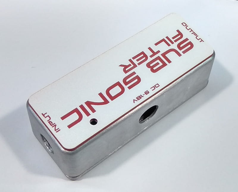 SUBSONIC FILTER pre-drilled enclosure with laser engraved faceplate