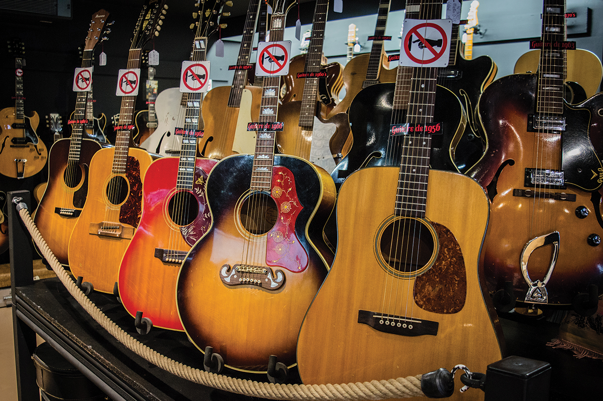 Four mustvisit vintage guitar shops in Paris