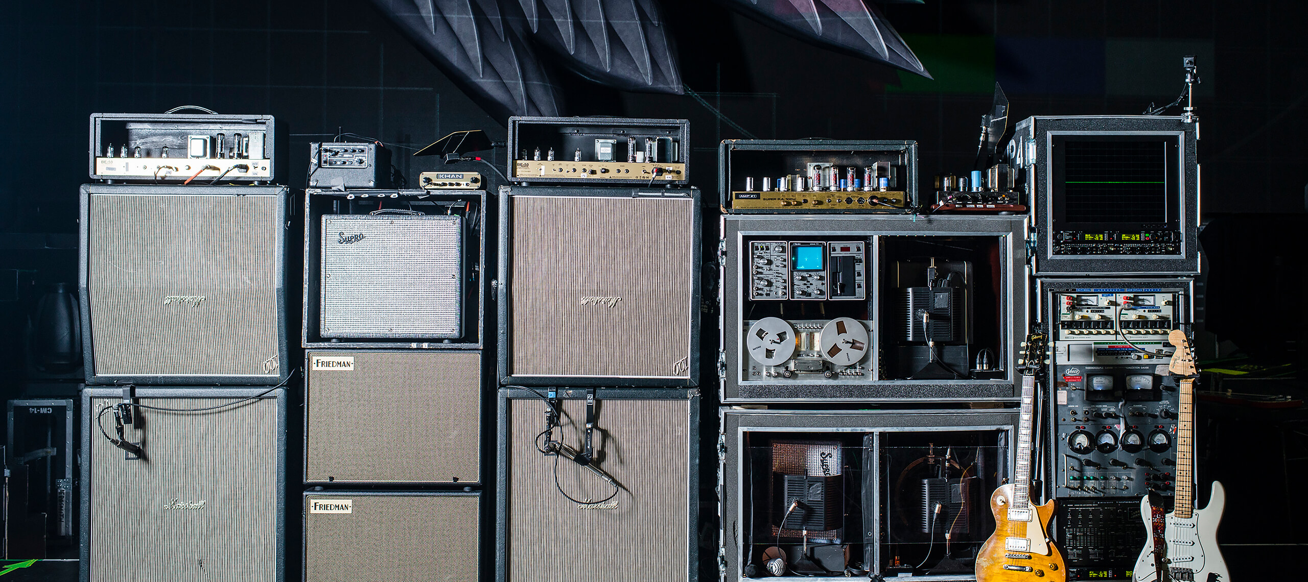 Up close with Joe Perry and Brad Whitford’s Aerosmith live rigs