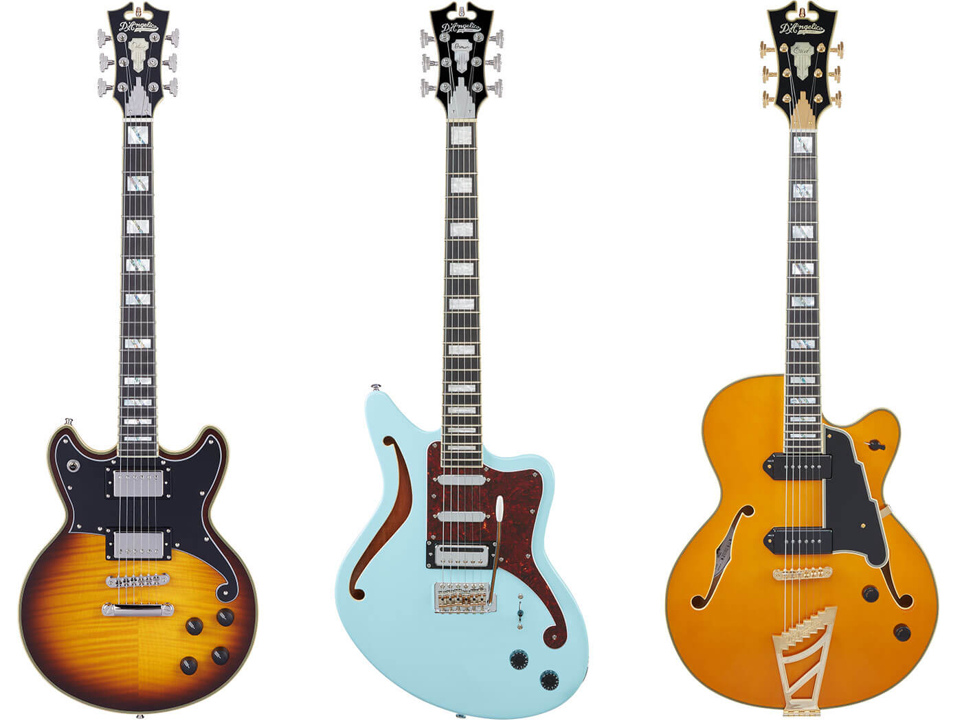 NAMM 2021 D’Angelico unveils three new electrics, the Deluxe Brighton