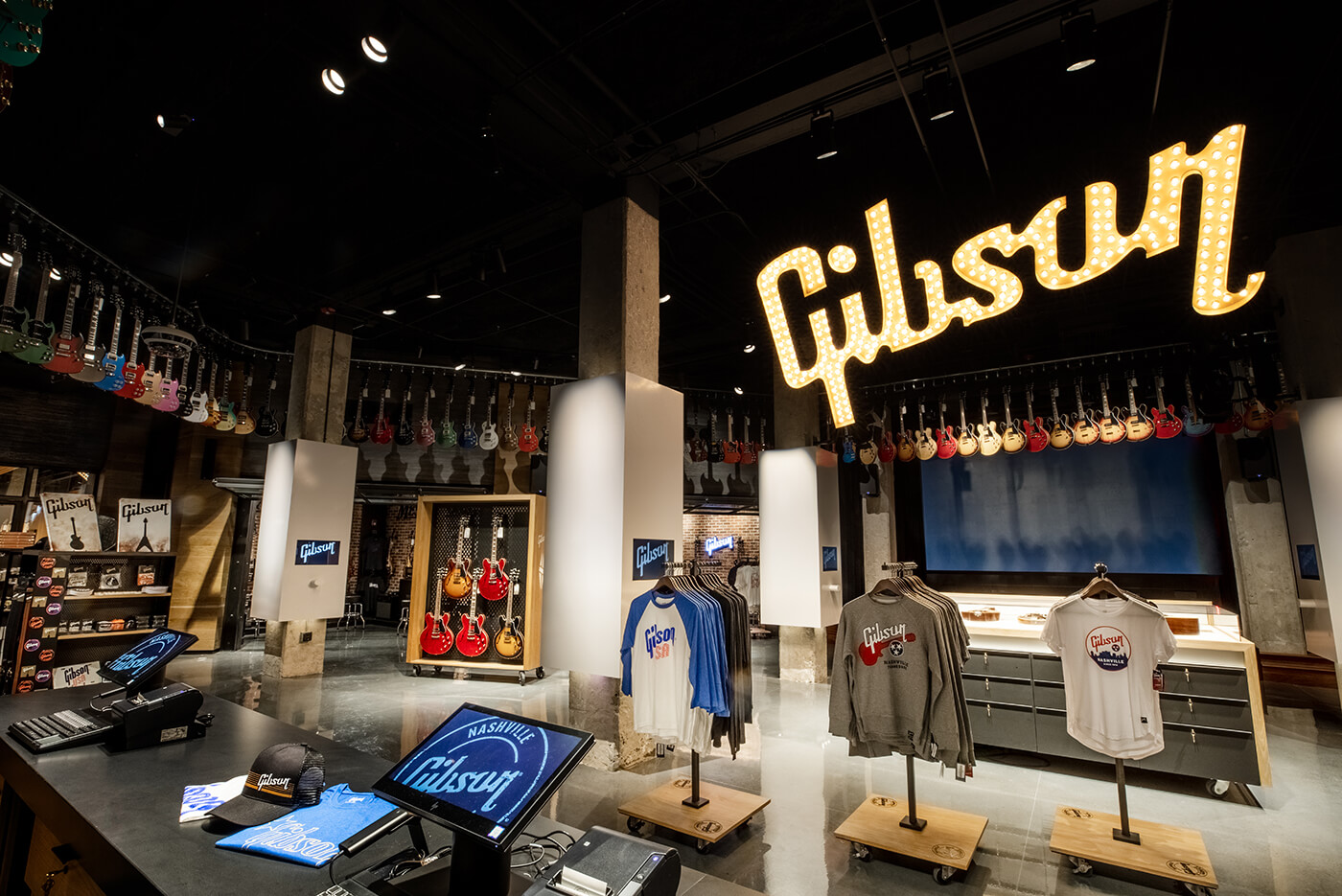 First look Gibson's massive store, Gibson Garage, in downtown Nashville