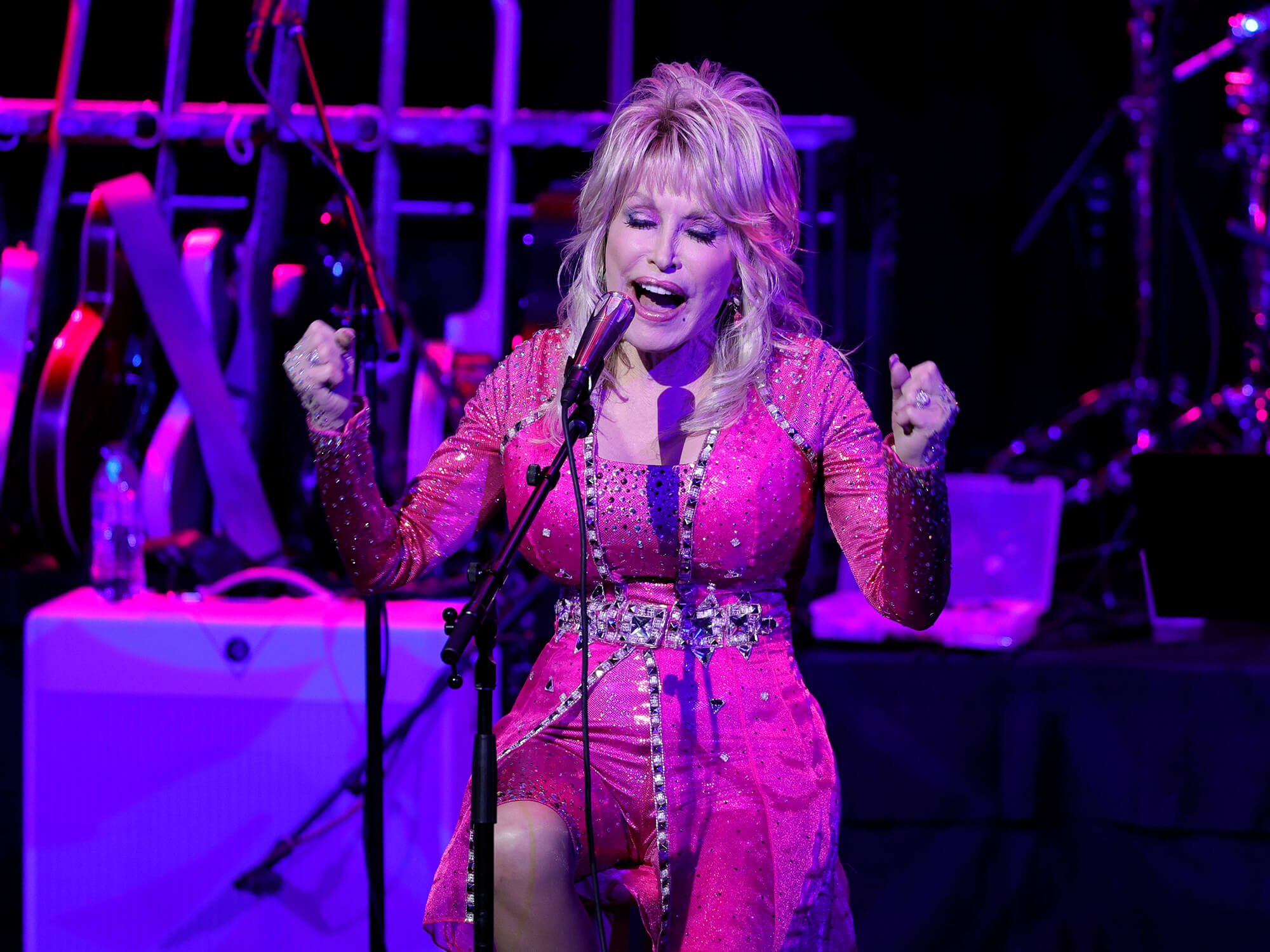 Dolly Parton will make a rock album if she’s inducted into the Rock And