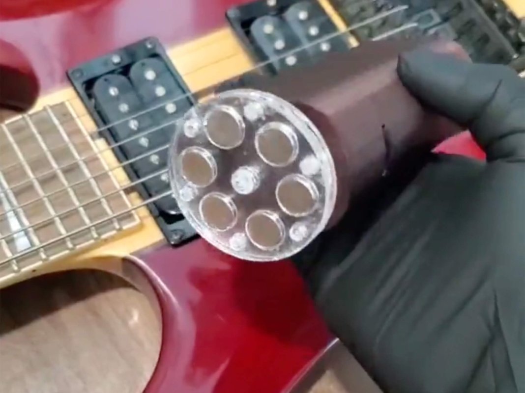 Watch This Ebow alternative prototype can hit multiple strings at once