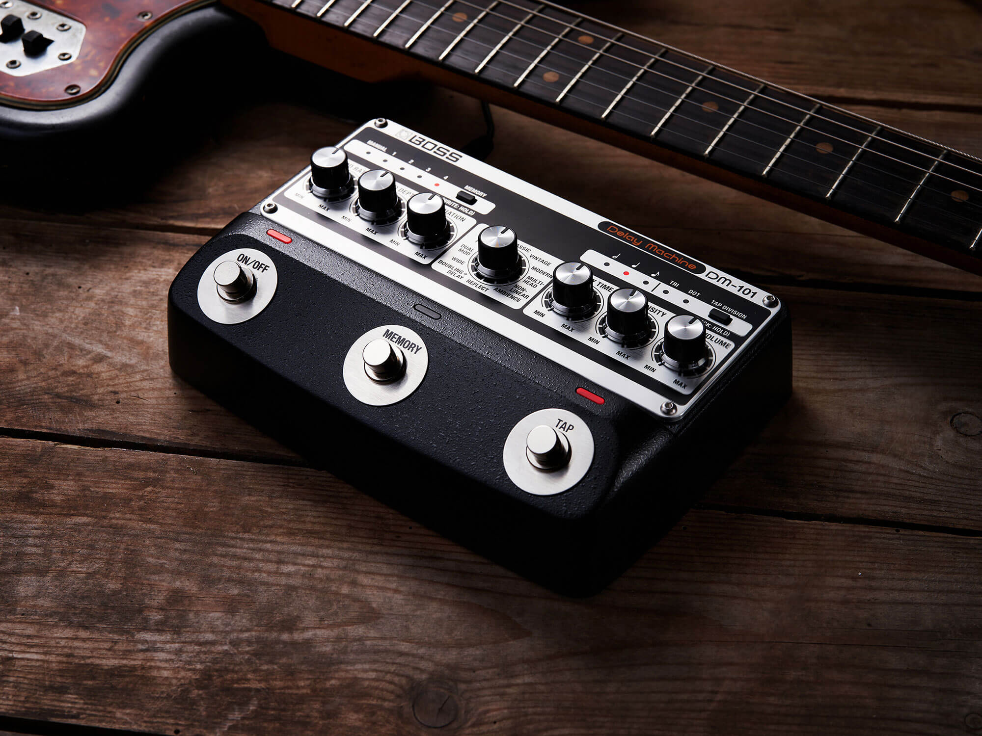 Boss unveils the “ultimate stereo analogue delay”, the DM-101
