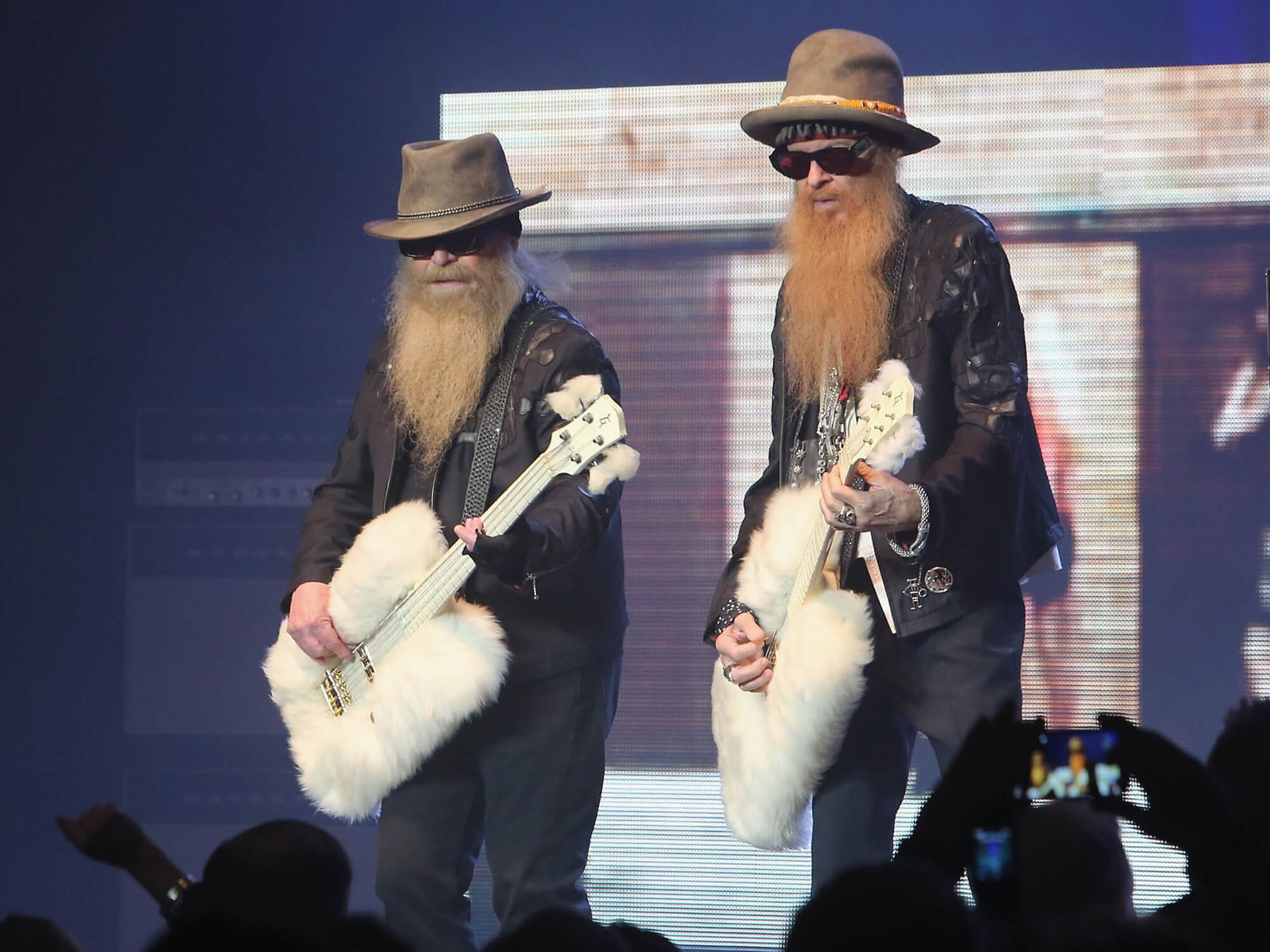 Dusty Hill’s furry bass from ZZ Top's Legs music video is going under