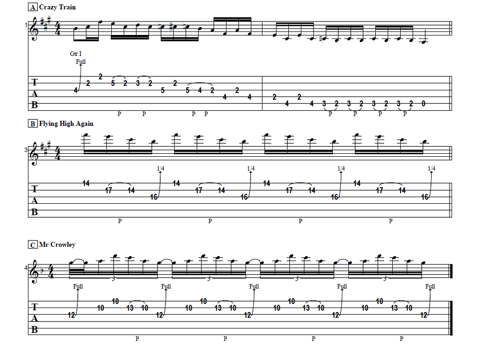 Pentatonic Sequence Licks In The Style Of Randy Rhoads Guitar Control Pentatonic Sequence Licks In The Style Of Randy Rhoads Guitar Control