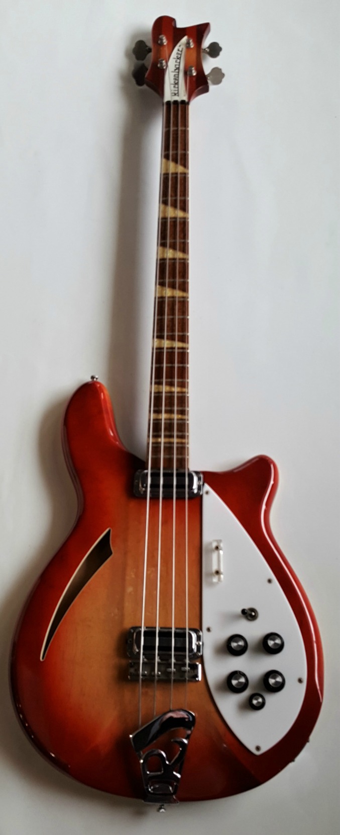 Rickenbacker 4005 4 String Bass Fireglo Hollow Body 1967 Guitar Pickers