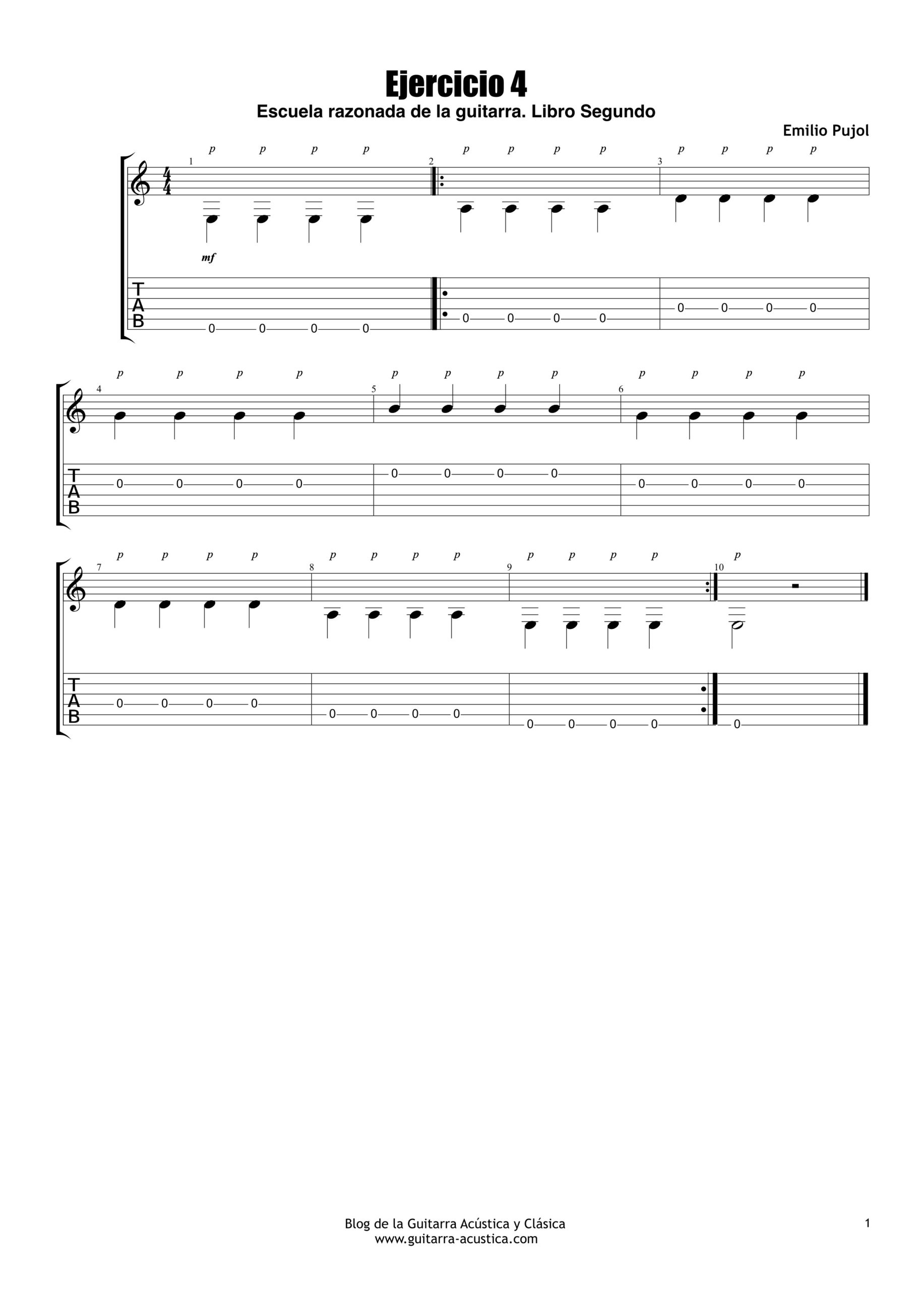 APRENDE A TOCAR LA GUITARRA. LECCIÓN 2 (dedo pulgar) | EL BLOG DE LA  GUITARRA ACÚSTICA Y CLÁSICA