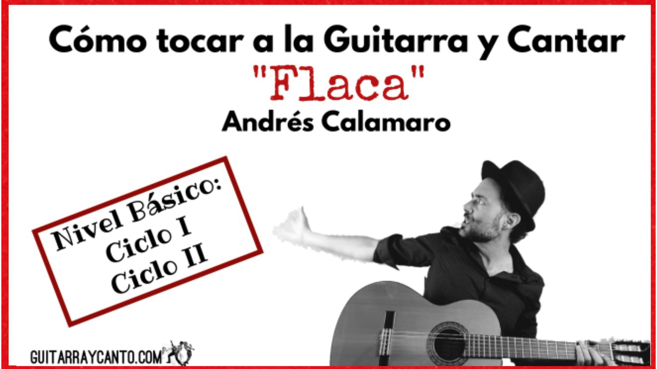 Acordes Flaca Calamaro ↪ ¡Mejor versión en ↩