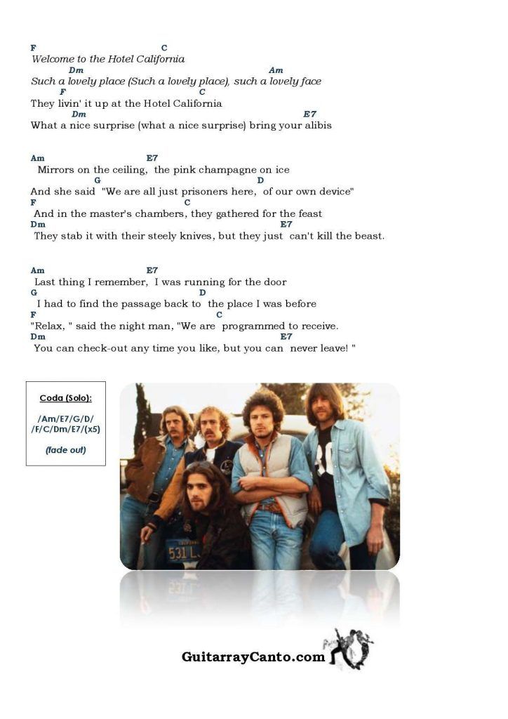 como tocar Hotel California FingerPicking Clase Completa con tabs en