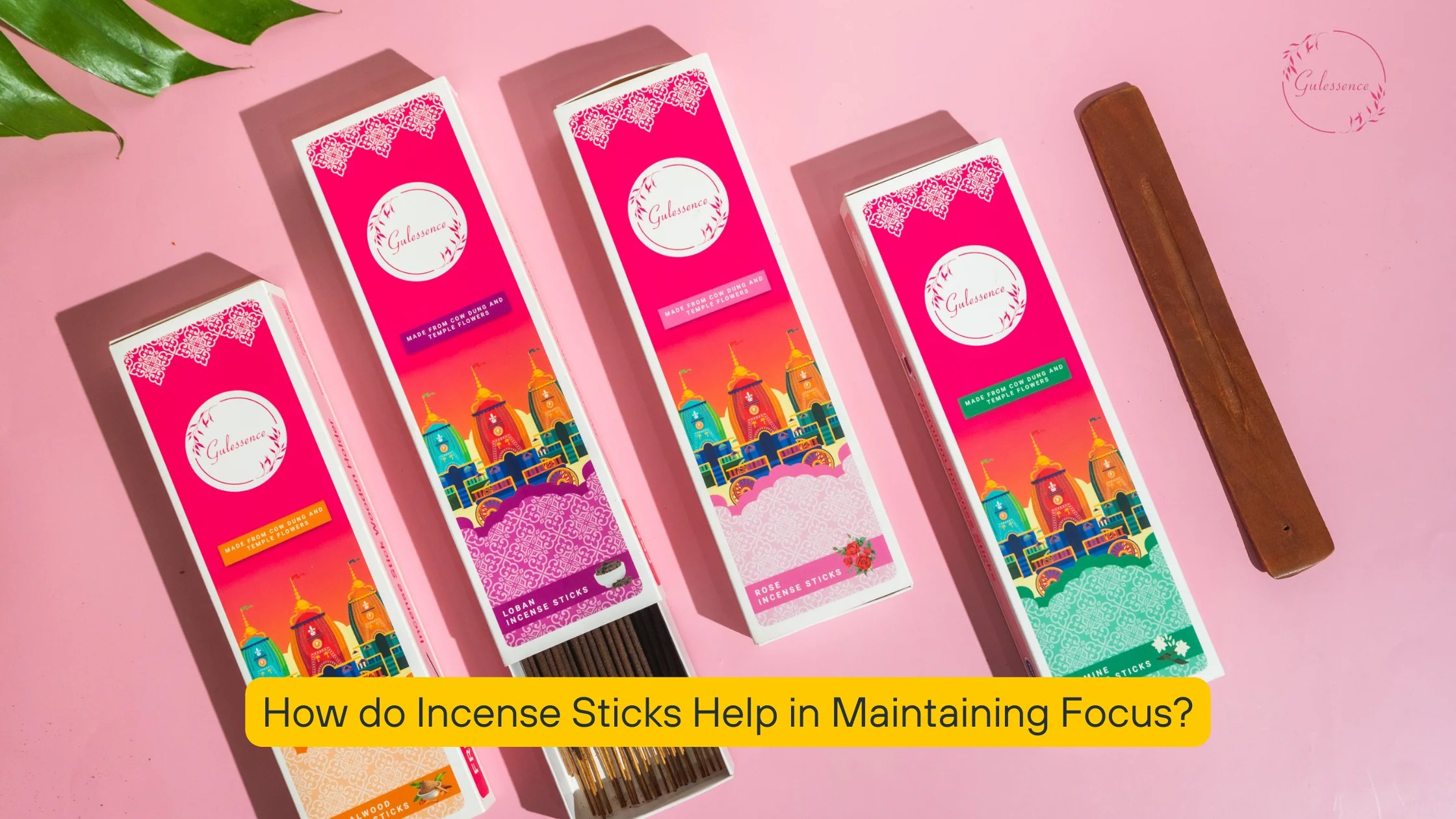 How Do Incense Sticks Help in Maintaining Focus? Gulessence