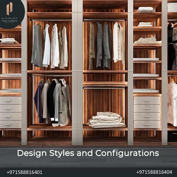 white wardrobe closet with shelves