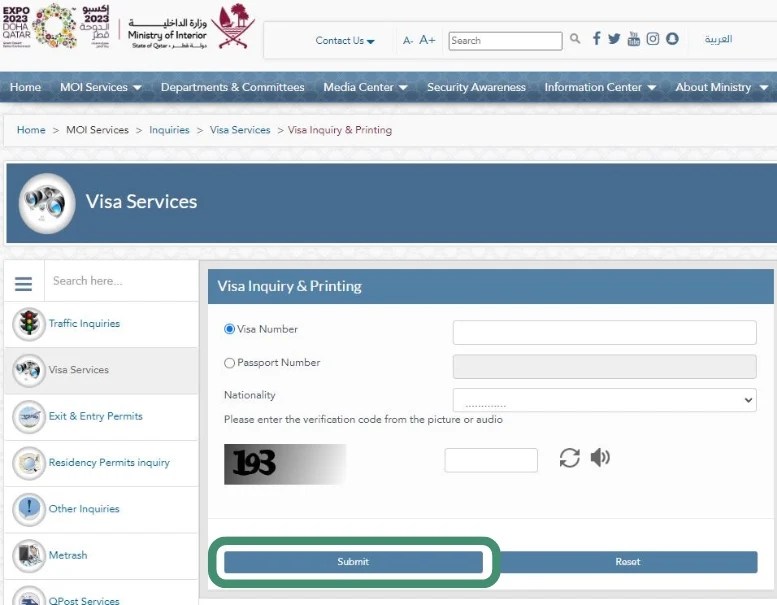 How To Check Qatar Visa Status