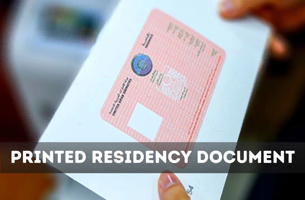 UAE Emirates ID replaces Visa Sticker You can use three residency