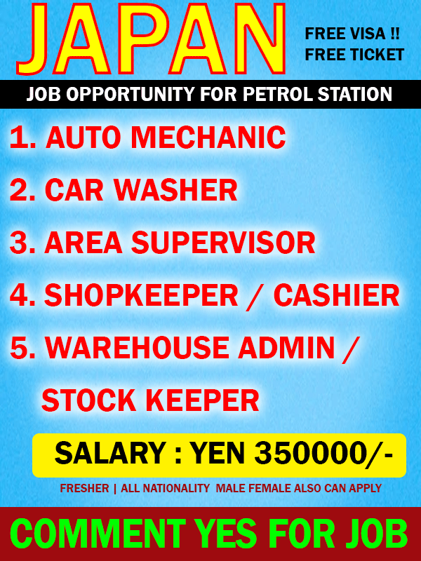 Urgently looking for Gas Station staffs in Canada. Apply Now
