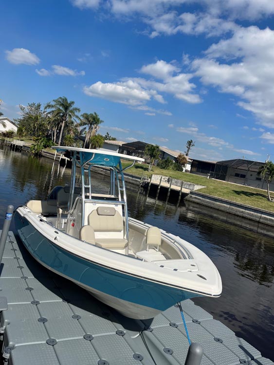 Large Floating Drive On Boat Docks By Gulf Stream Docks