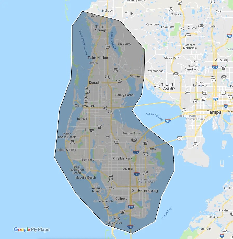 Gulf To Bay Fence Services Areas Include All Of Pinellas County
