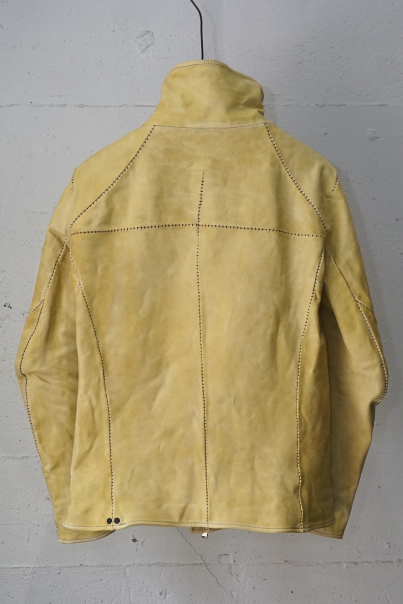 12611B41497S. HORSE WHITE LEATHER HIGH NECK LAGRAN DARTS SHOULDER