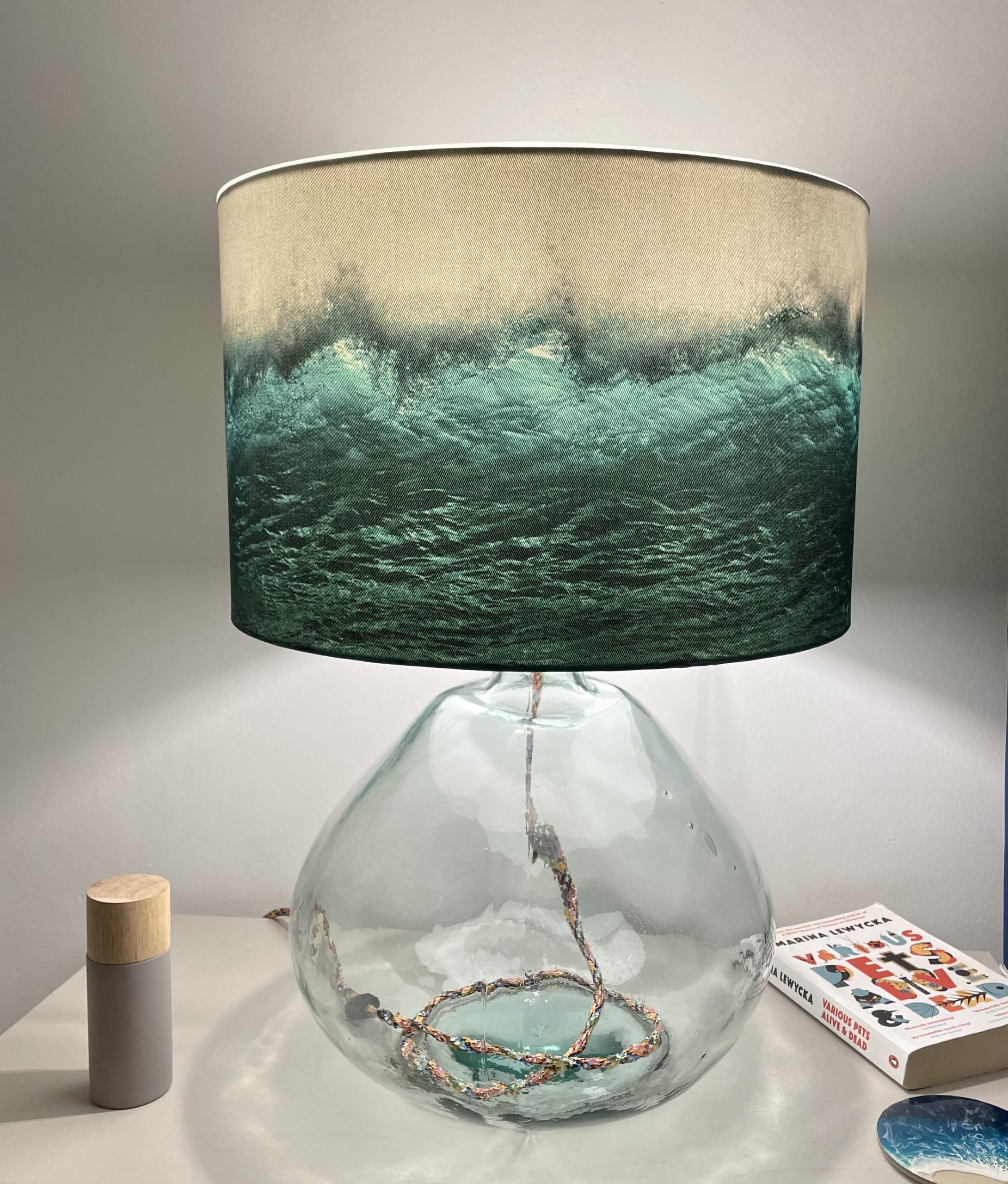 Emerald Wave Designer Lampshade - GullzRloud