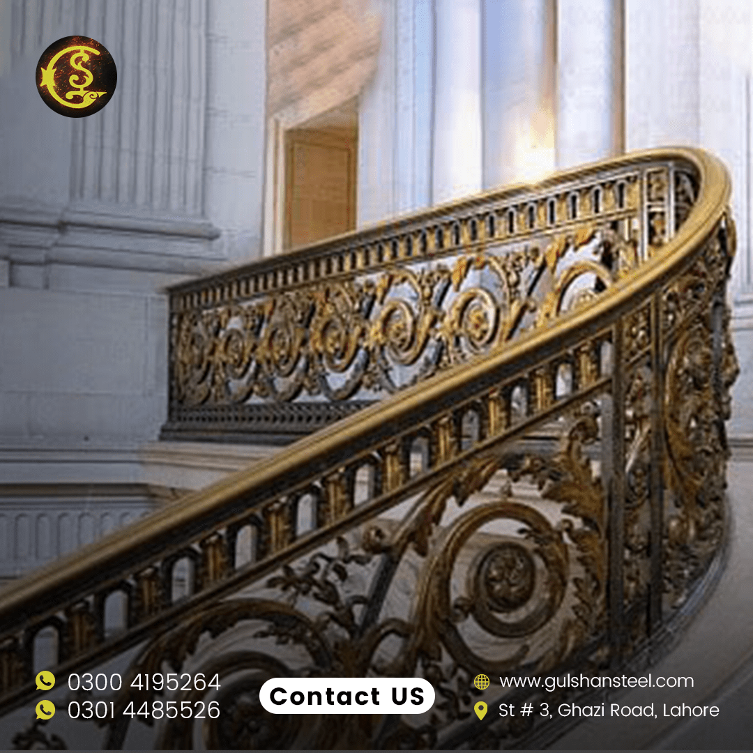 Modern Wrought Iron Railings in Lahore Gulshan Steels