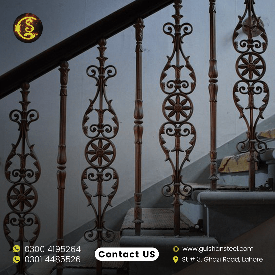 Best Balcony Railings by Wrought Iron Lahore Gulshan Steels