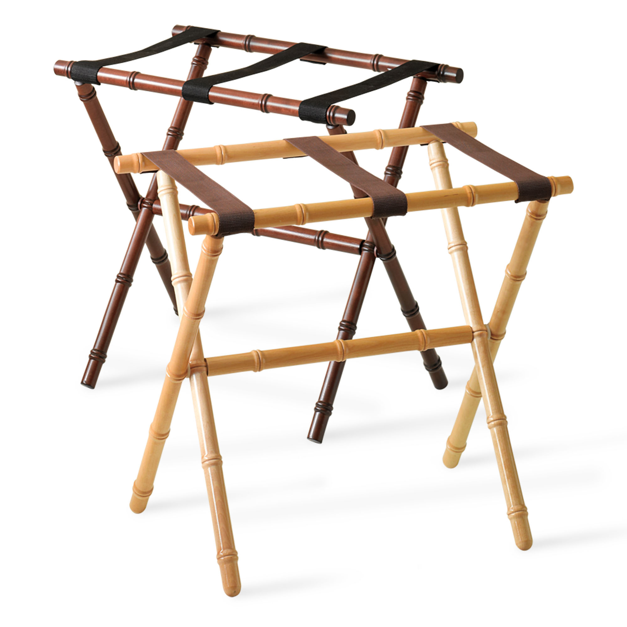 Carved Bamboo Luggage Rack Gump's