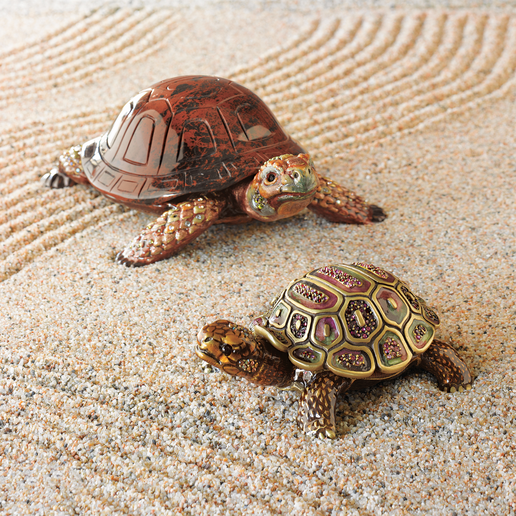 Jay Strongwater Jeweled Turtle Box, Davin Gump's