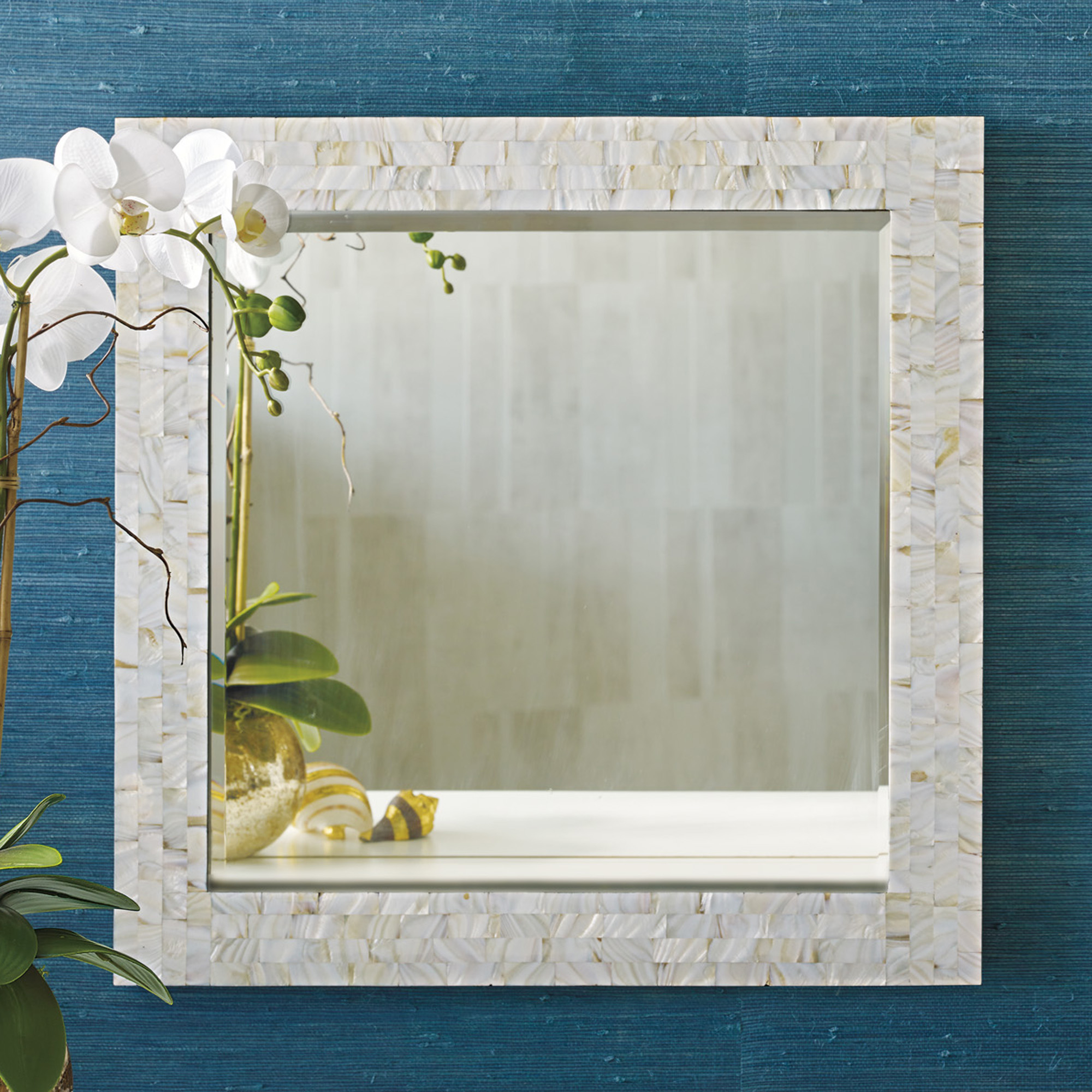 MotherofPearl Mosaic Mirror Gump's