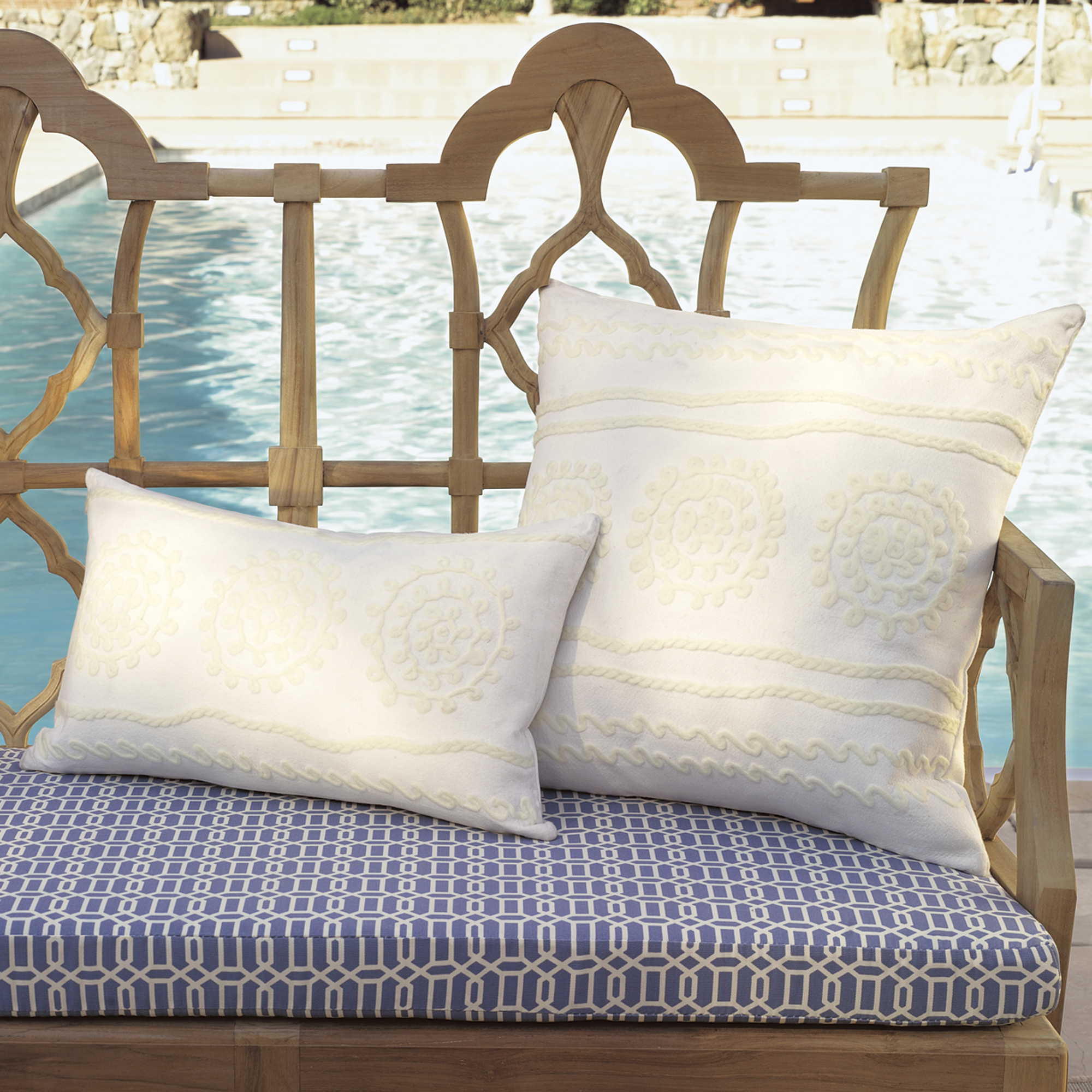 Shibori Indoor / Outdoor Pillow Gump's