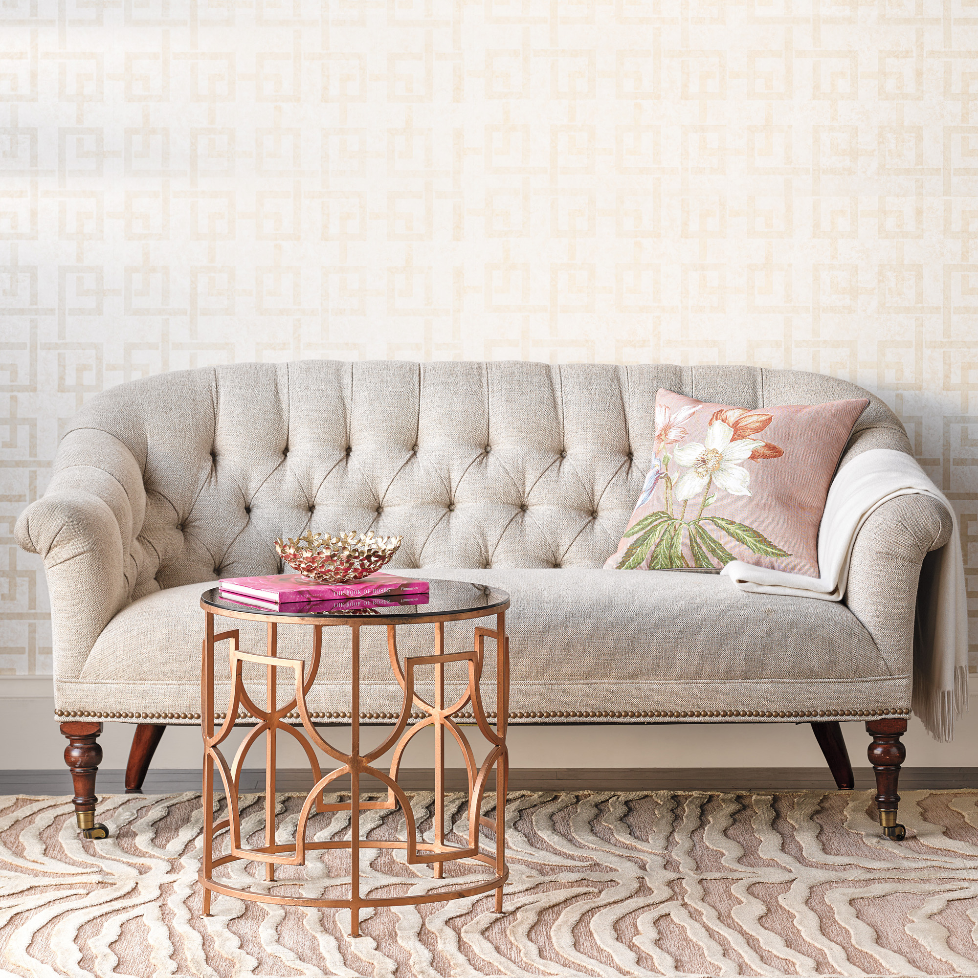 Margot Tufted Loveseat Gump's
