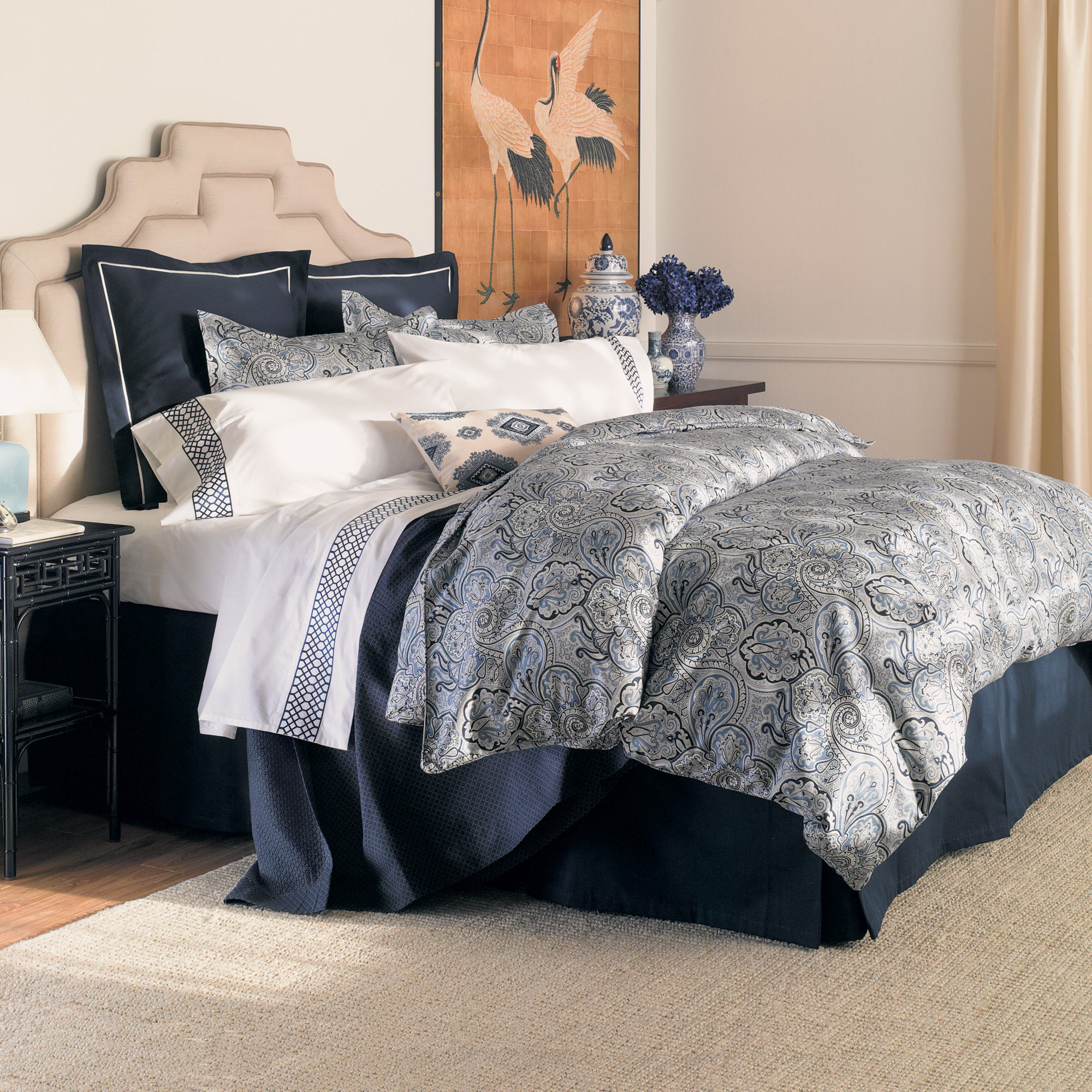 Porcelain Paisley Bedding Gump's