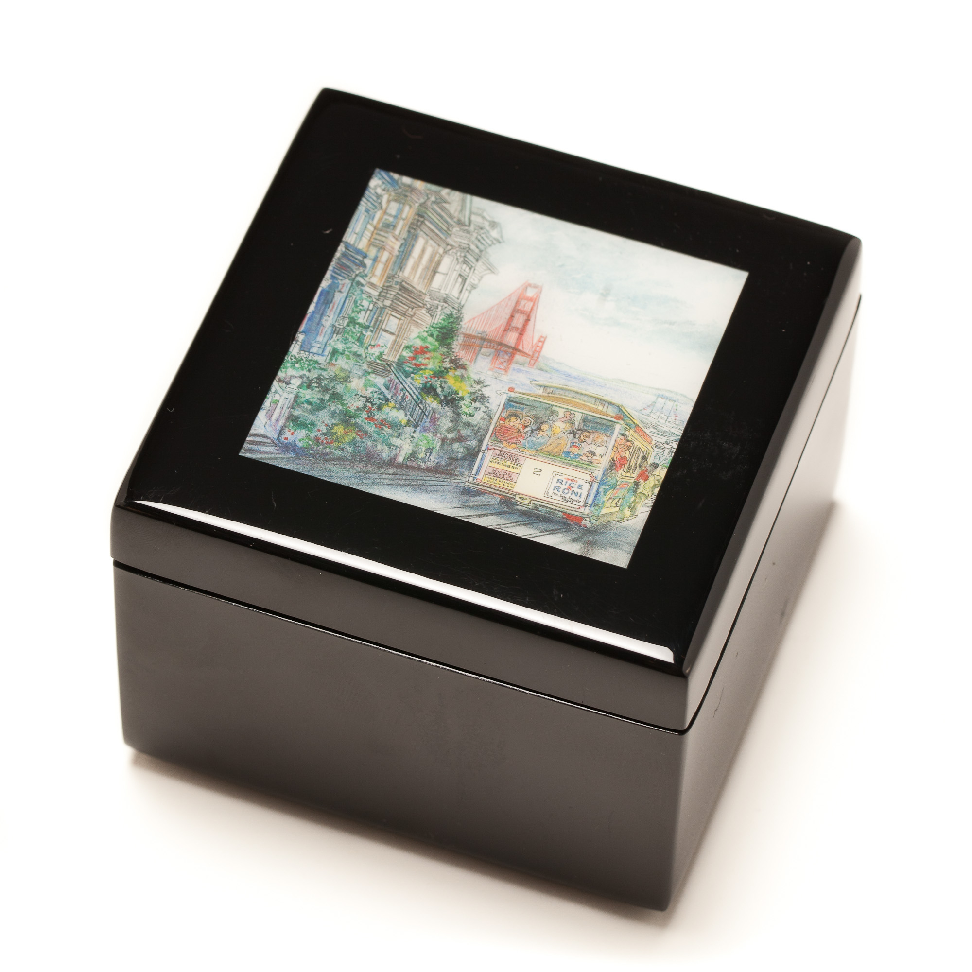 San Francisco Lacquer Box, Mini Gump's