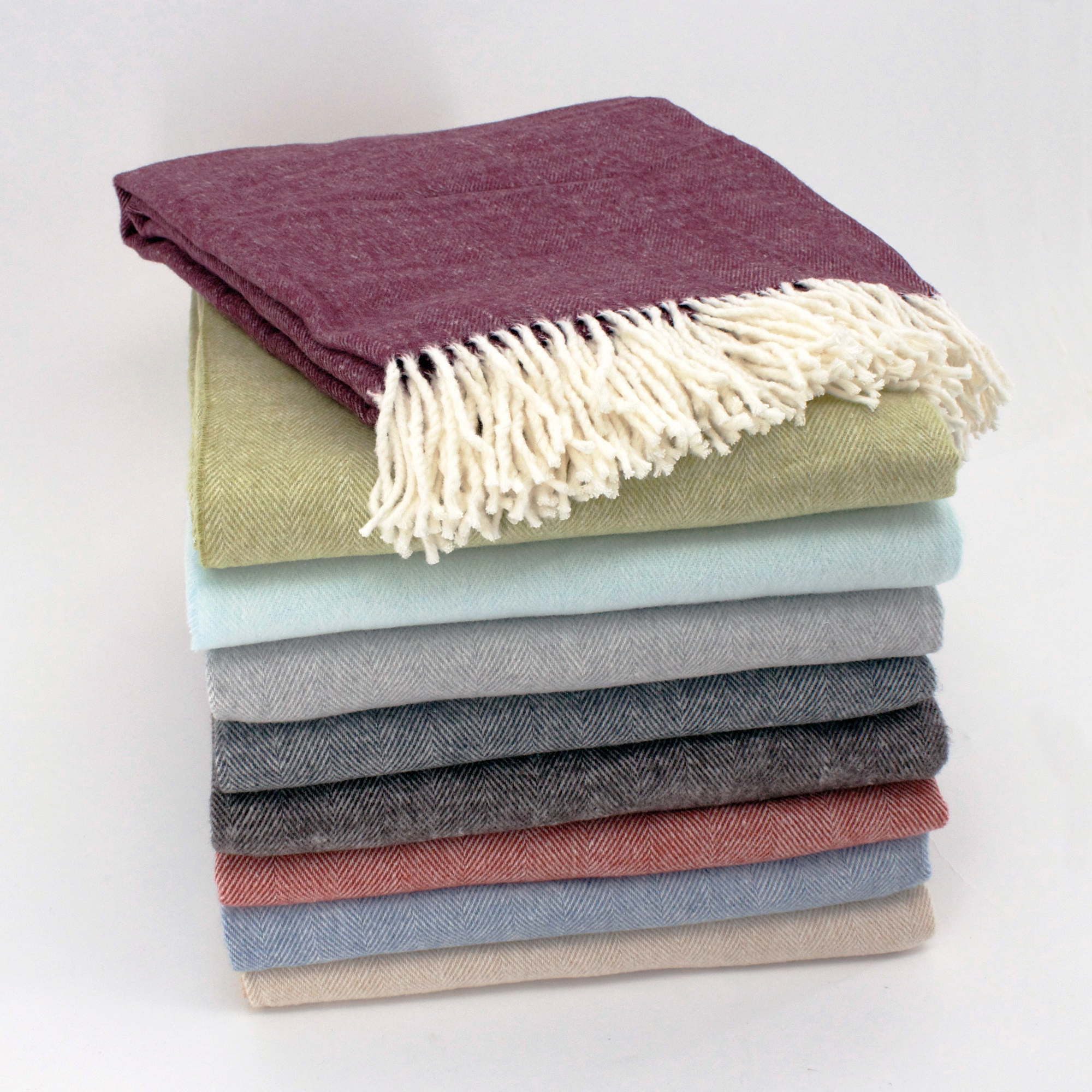 Herringbone Throws Gump's