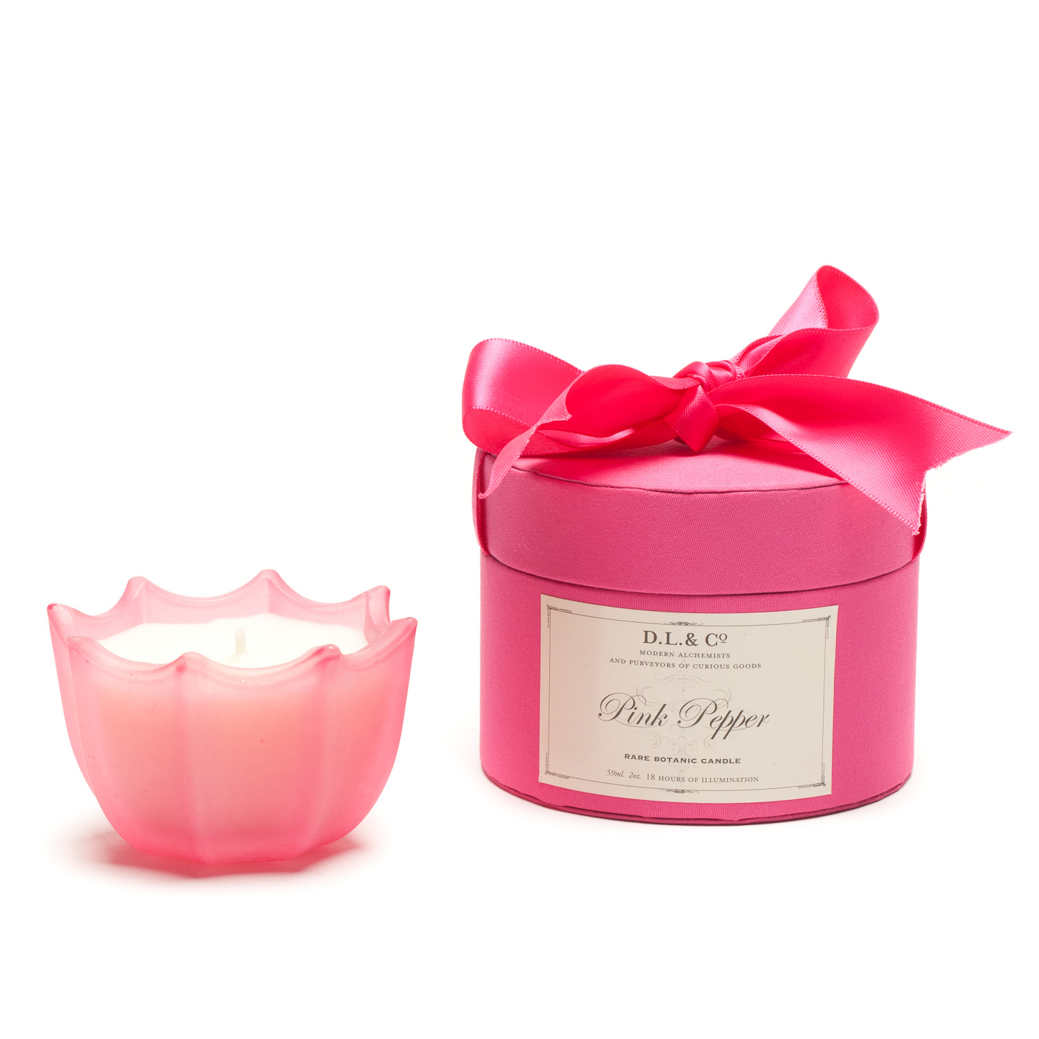 D.L. & Co. Pink Pepper Candle, 2 oz Gump's
