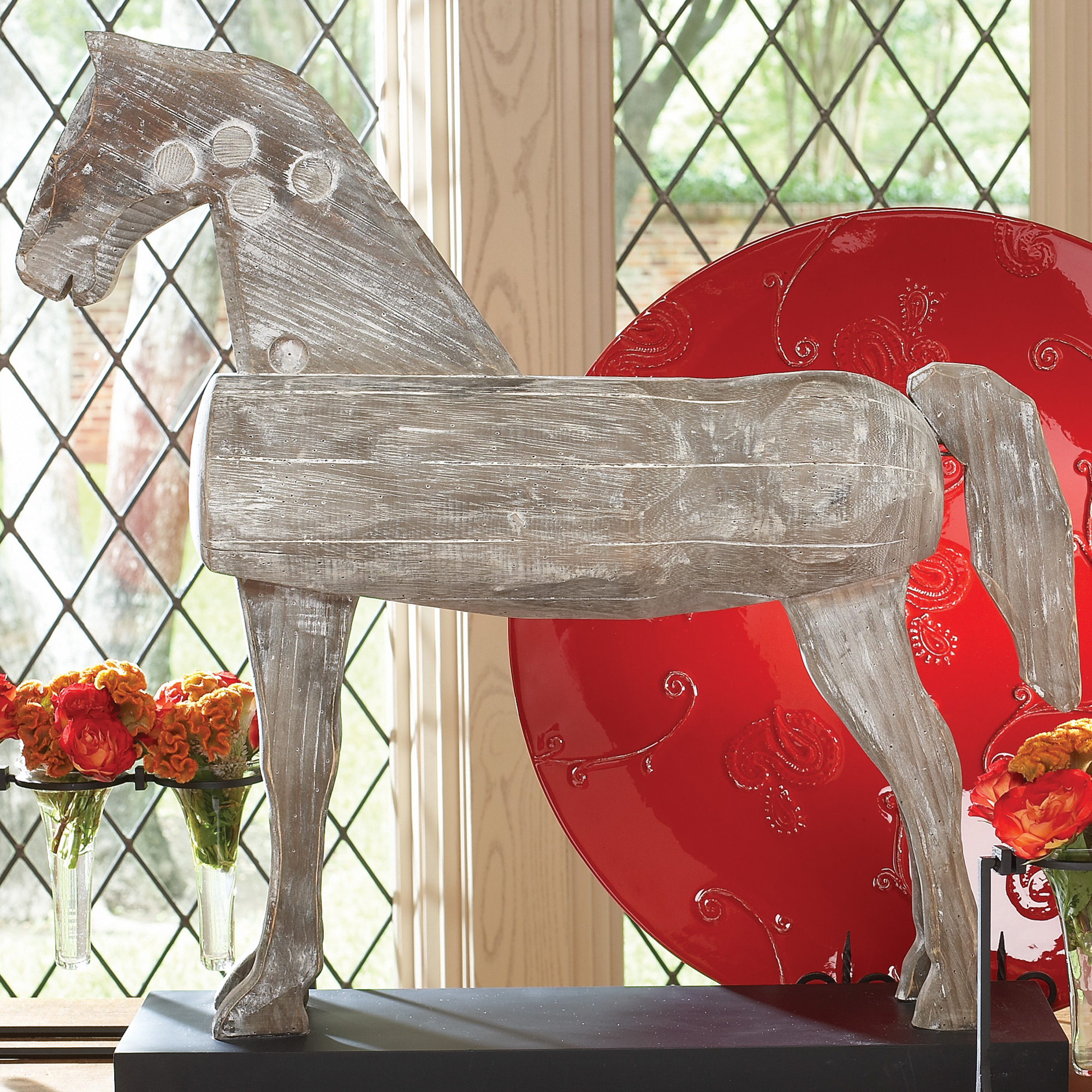 Wooden Horse With Stand Gump's