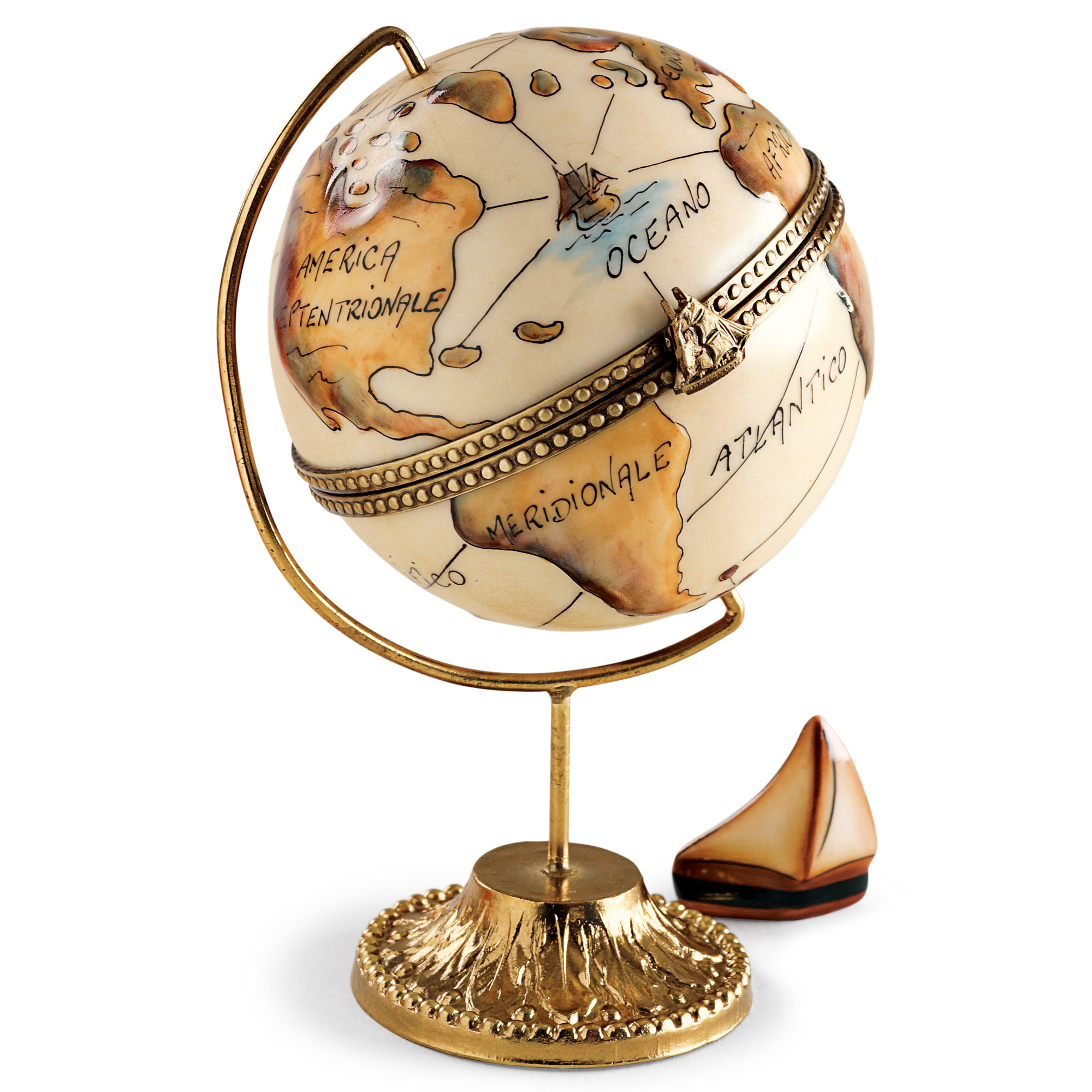 Limoges Globe Box Gump's