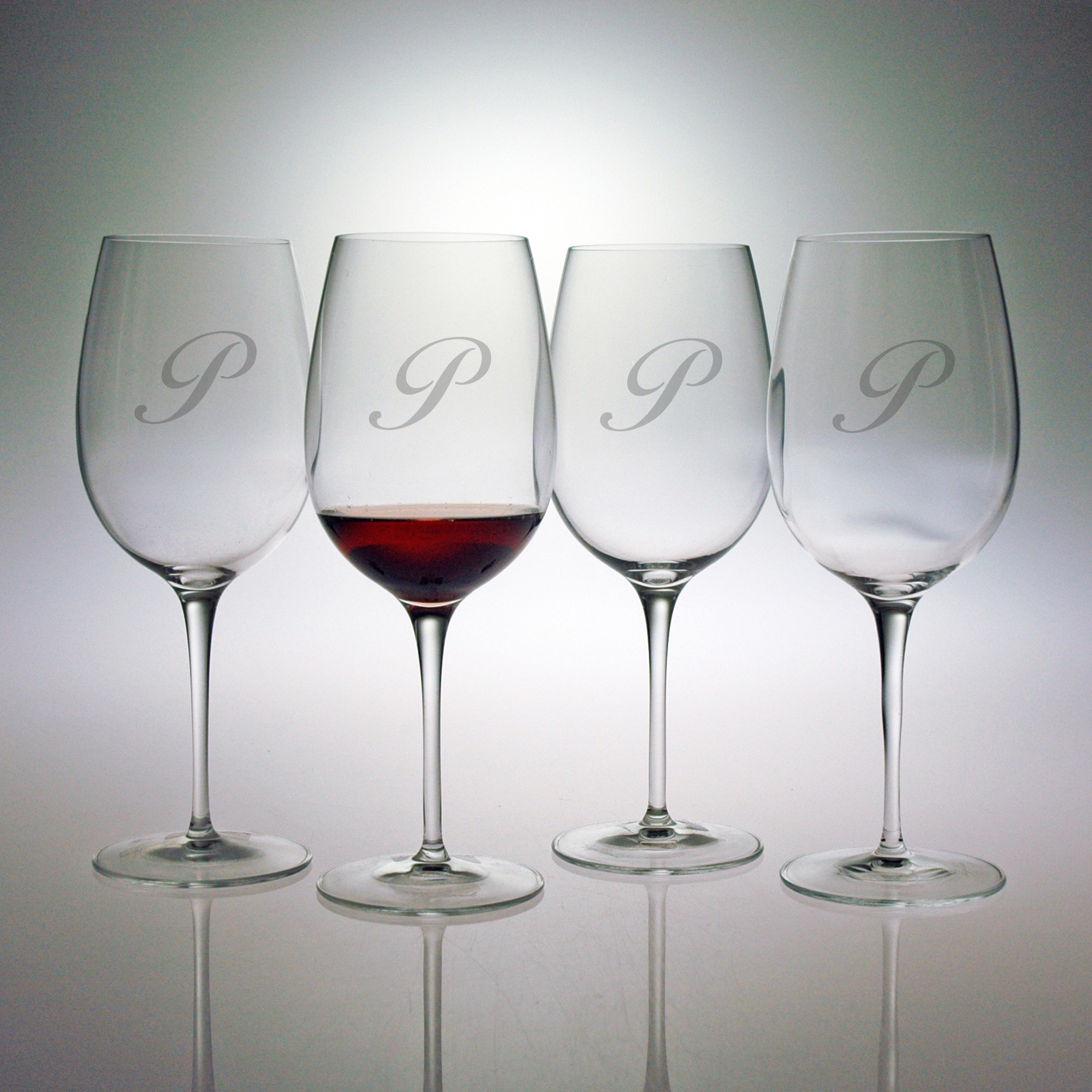 Personalized Bordeaux Wine Glasses, Set of 4 Gump's