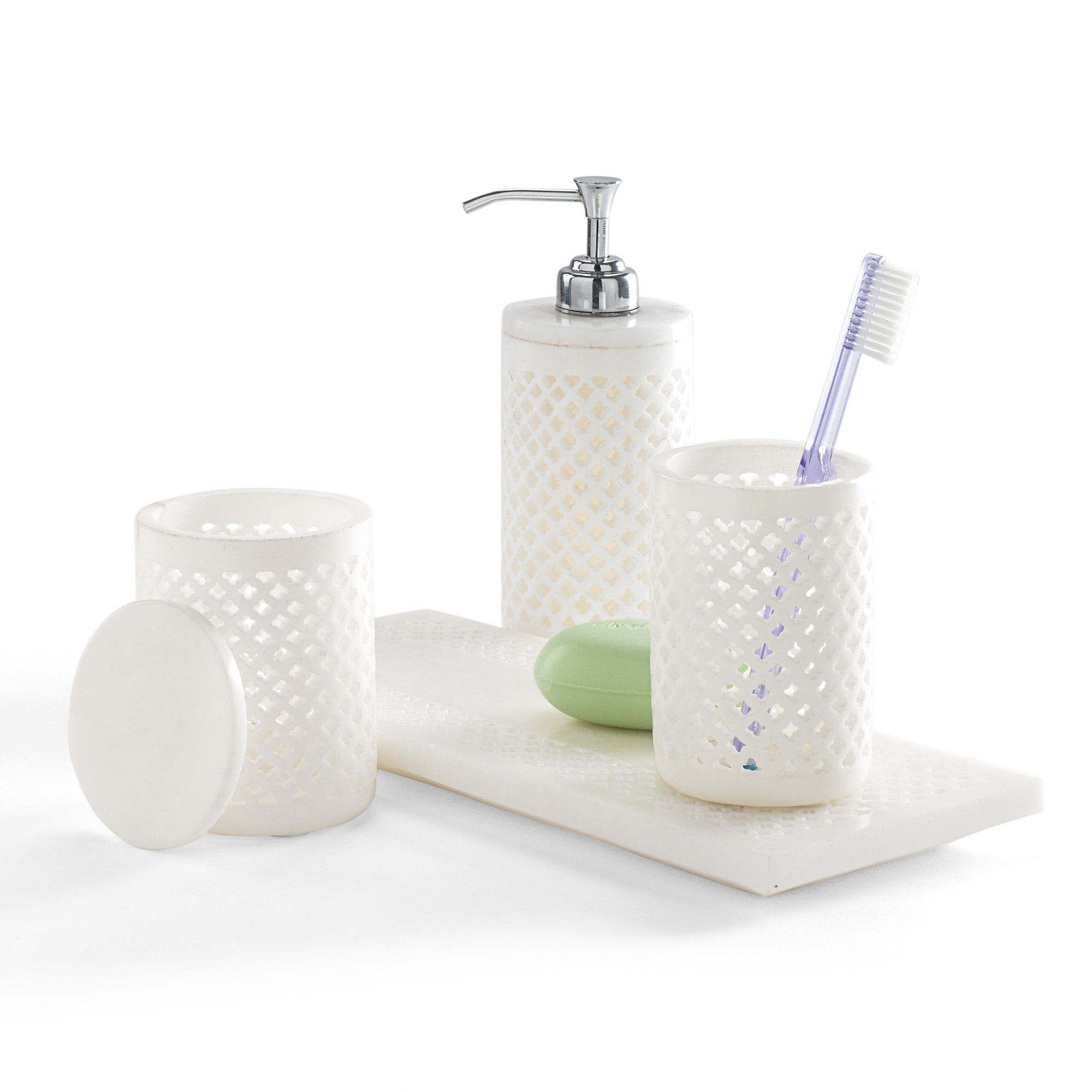 Alabaster Bath Accessories Gump's