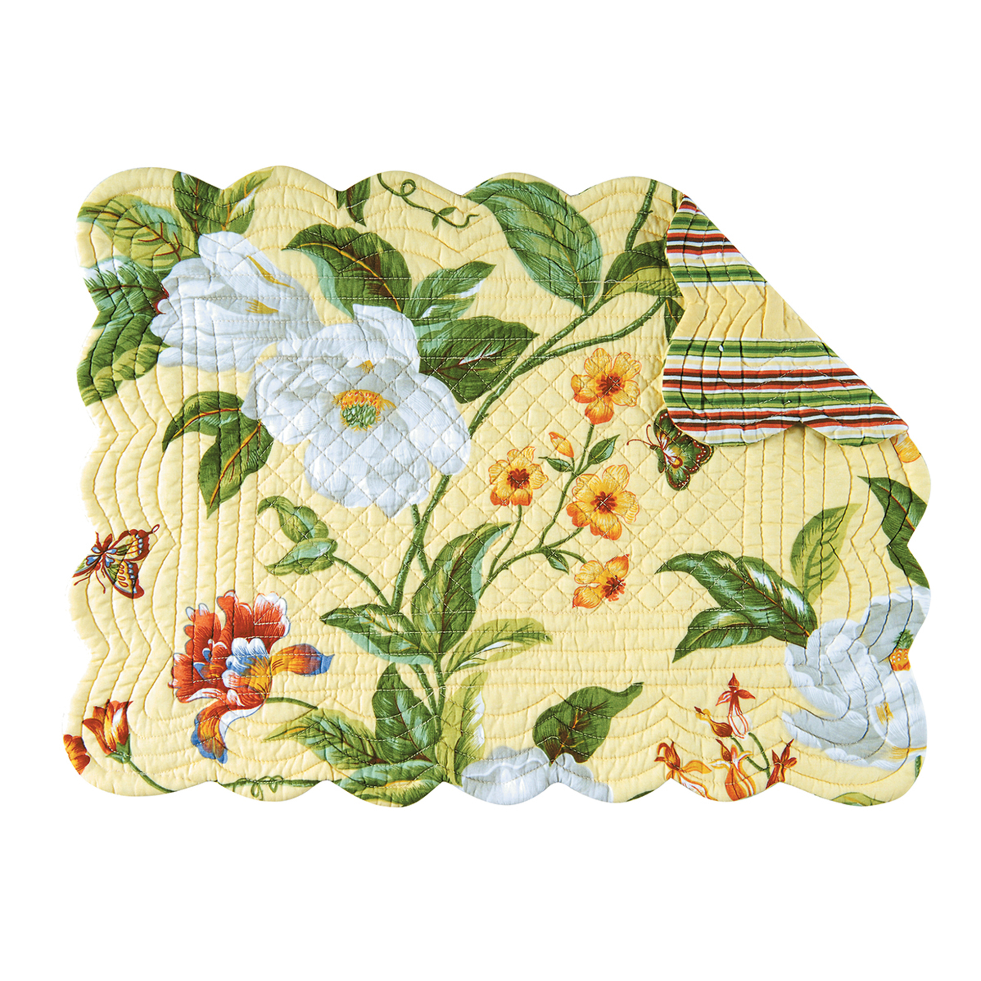 Reversible Magnolia Table Linens Gump's