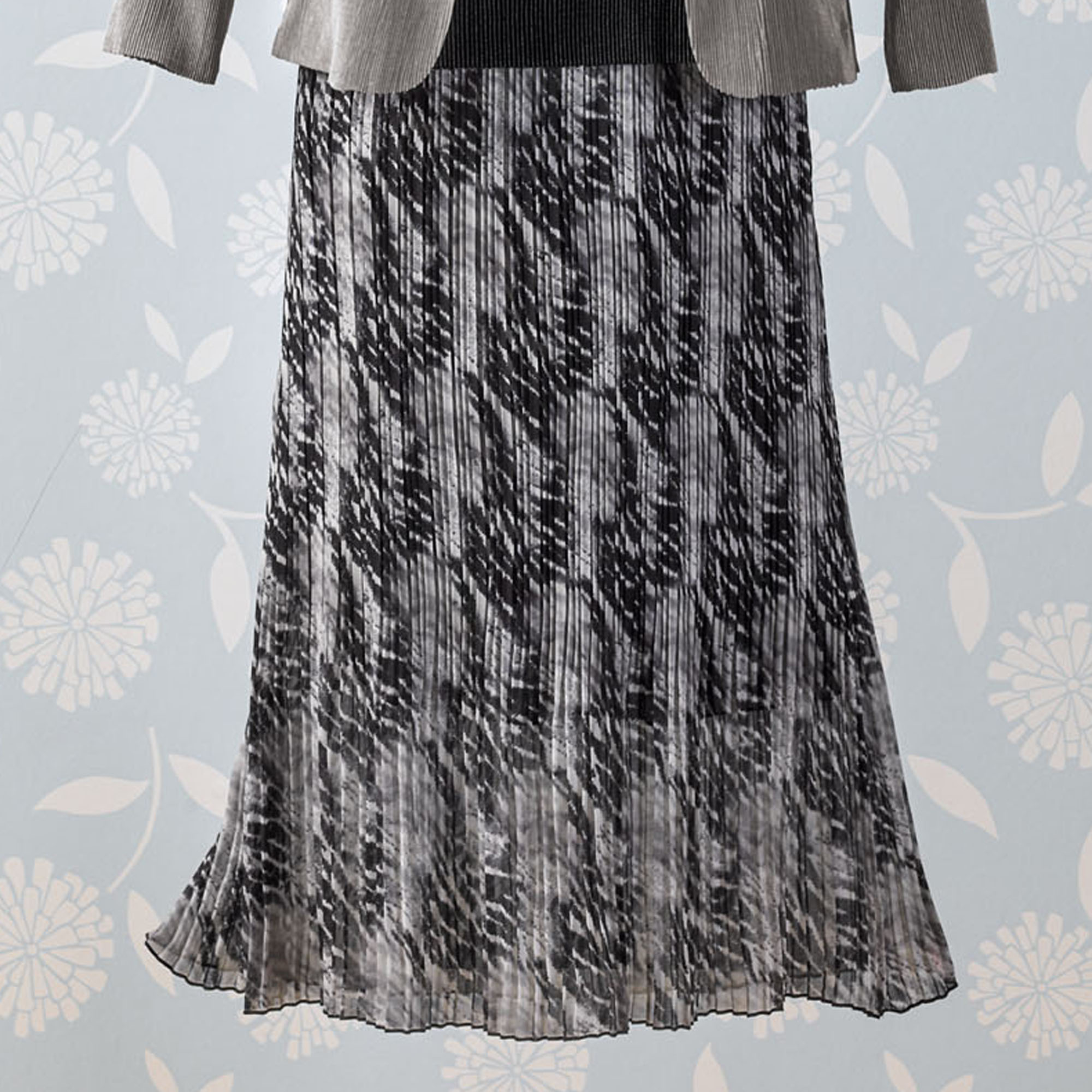 Accordion Pleated Skirt Gump's