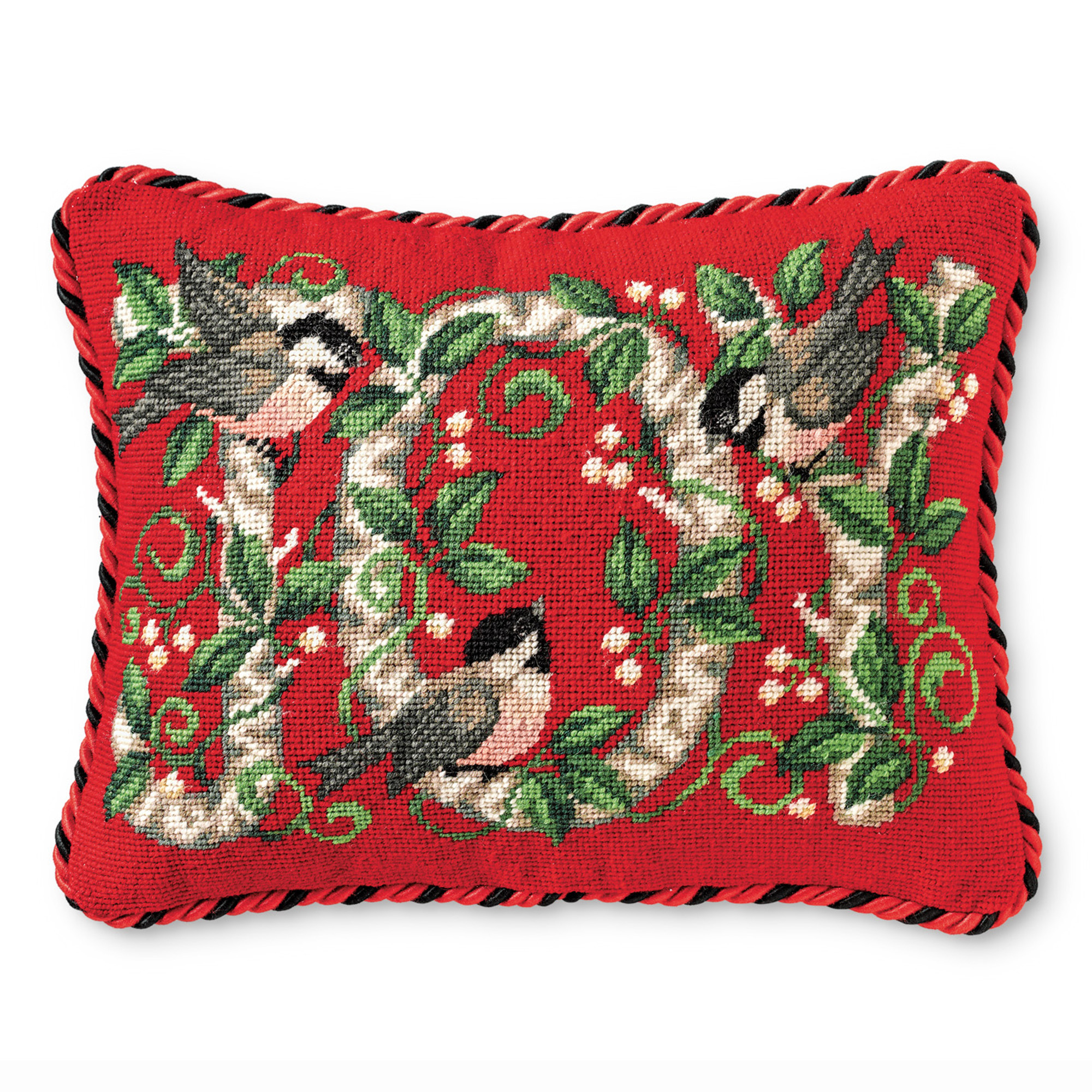 Joy Needlepoint Pillow Gump's