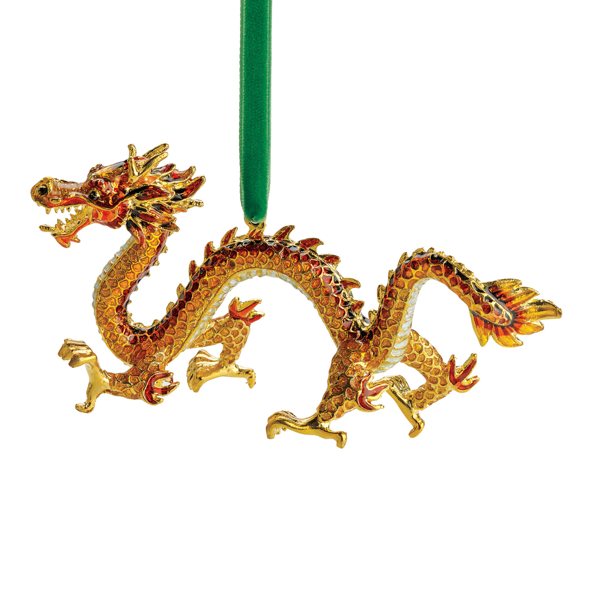 Cloisonne Dragon Christmas Ornament Gump's