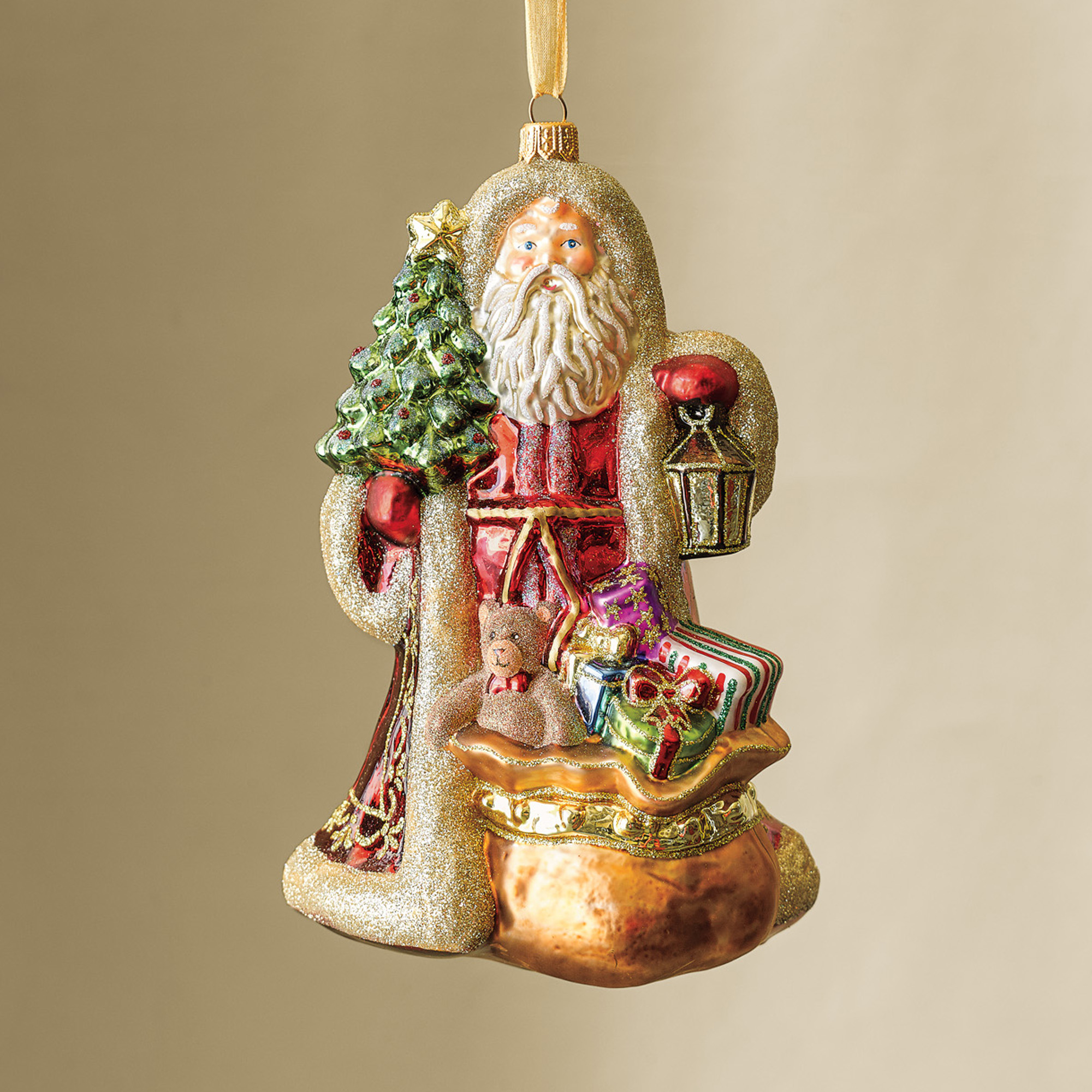 Woodland Christmas Ornaments Woodland Santa Christmas Ornament Gump's