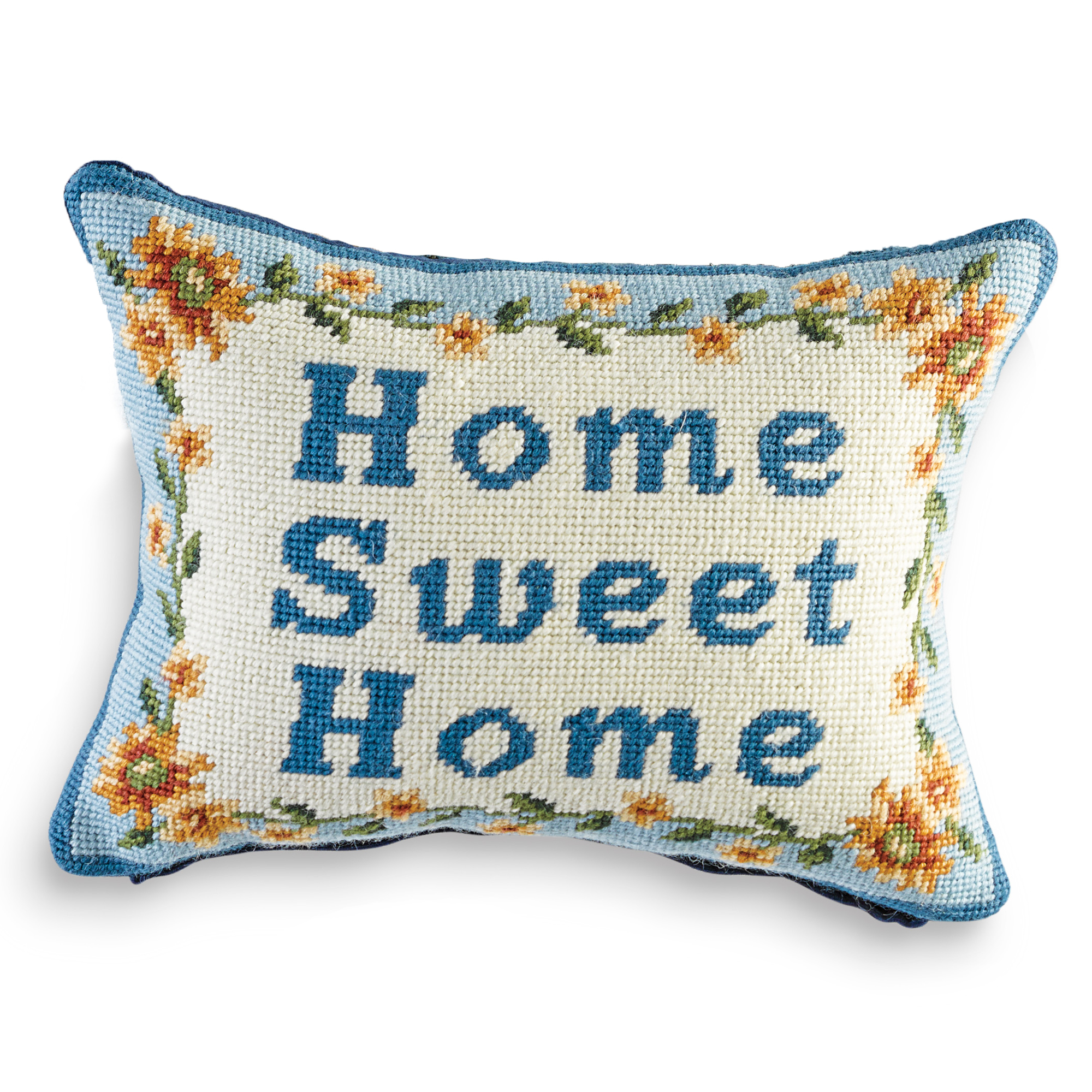 Home Sweet Home Needlepoint Pillow Gump's
